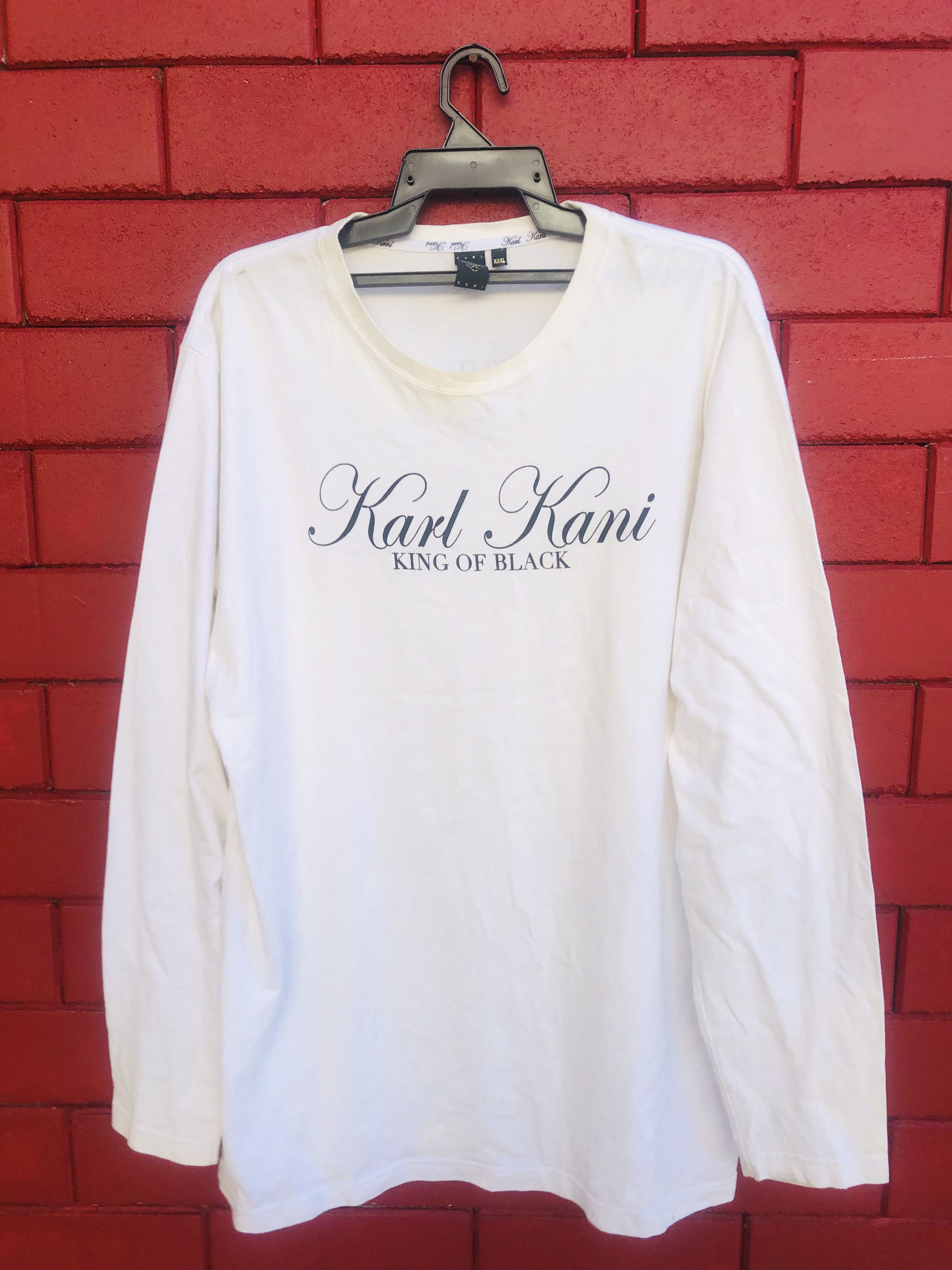 Japanese Brand Vintage Karl Kani Hip Hop Streetwear Fashion Style Size US XL / EU 56 / 4 - 2 Thumbnail