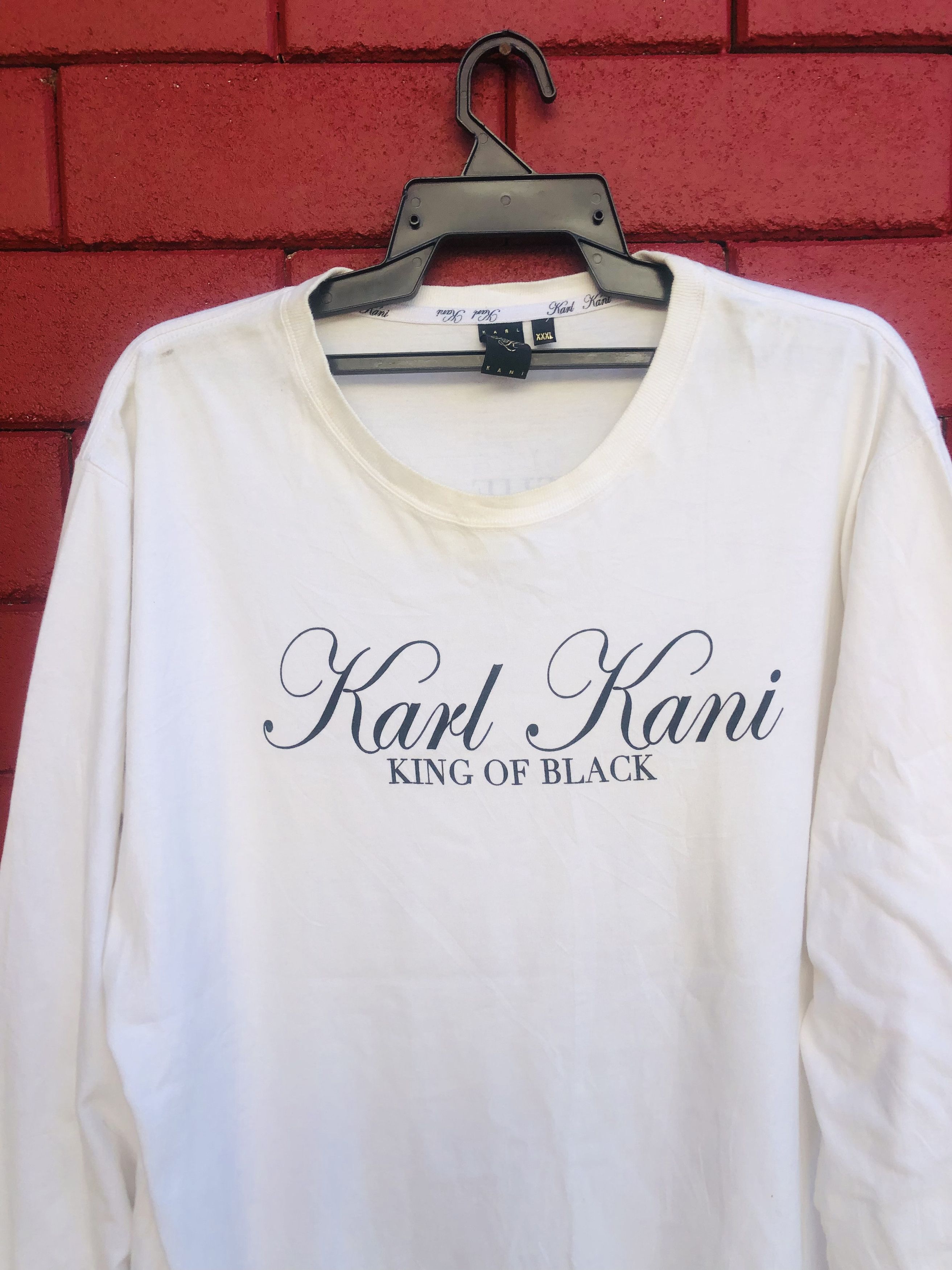 Japanese Brand Vintage Karl Kani Hip Hop Streetwear Fashion Style Size US XL / EU 56 / 4 - 3 Thumbnail