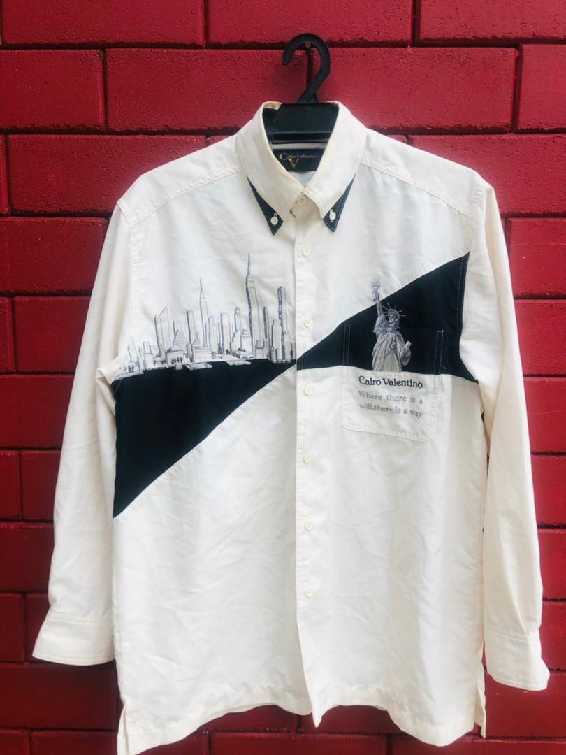 Valentino × Vintage Vintage Carlo Valentino Japanese Designer Fashion Style Size US M / EU 48-50 / 2 - 1 Thumbnail