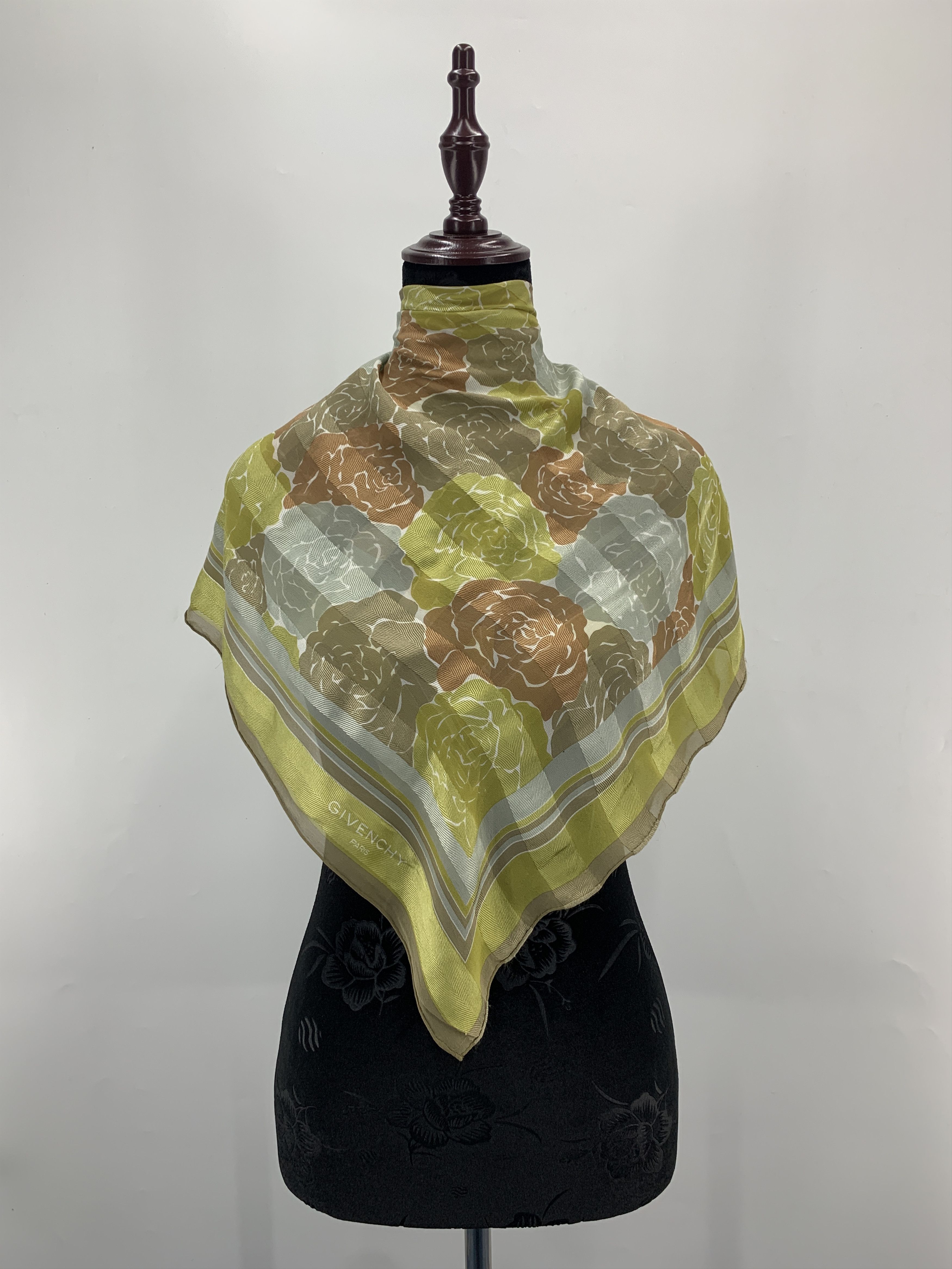 Vintage Givenchy Silk Scarf / Square Scarf - SCA16