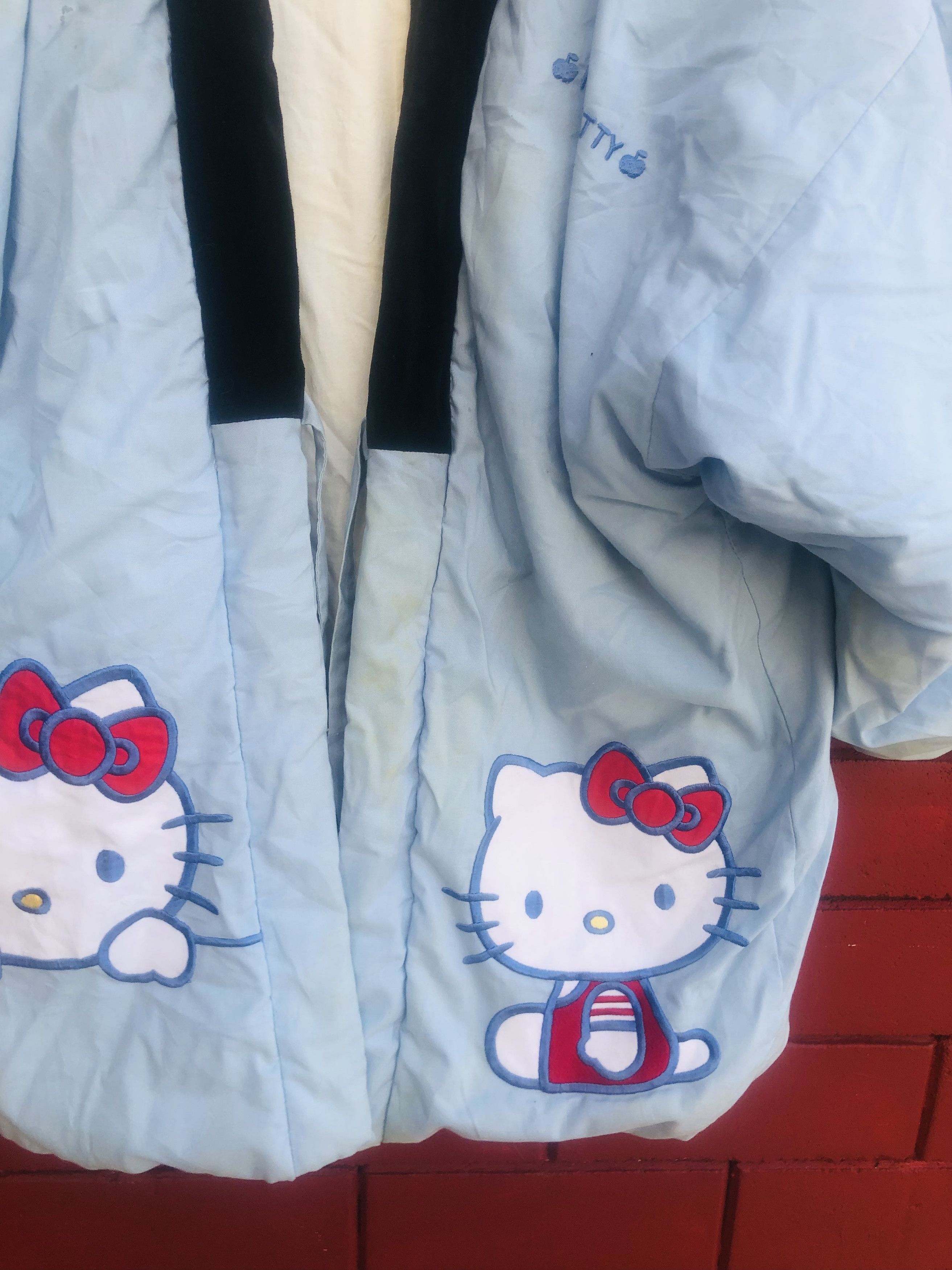 Japanese Brand Vintage Hello Kitty Japanese Designer Fashion Style Kimono Size US XL / EU 56 / 4 - 3 Thumbnail