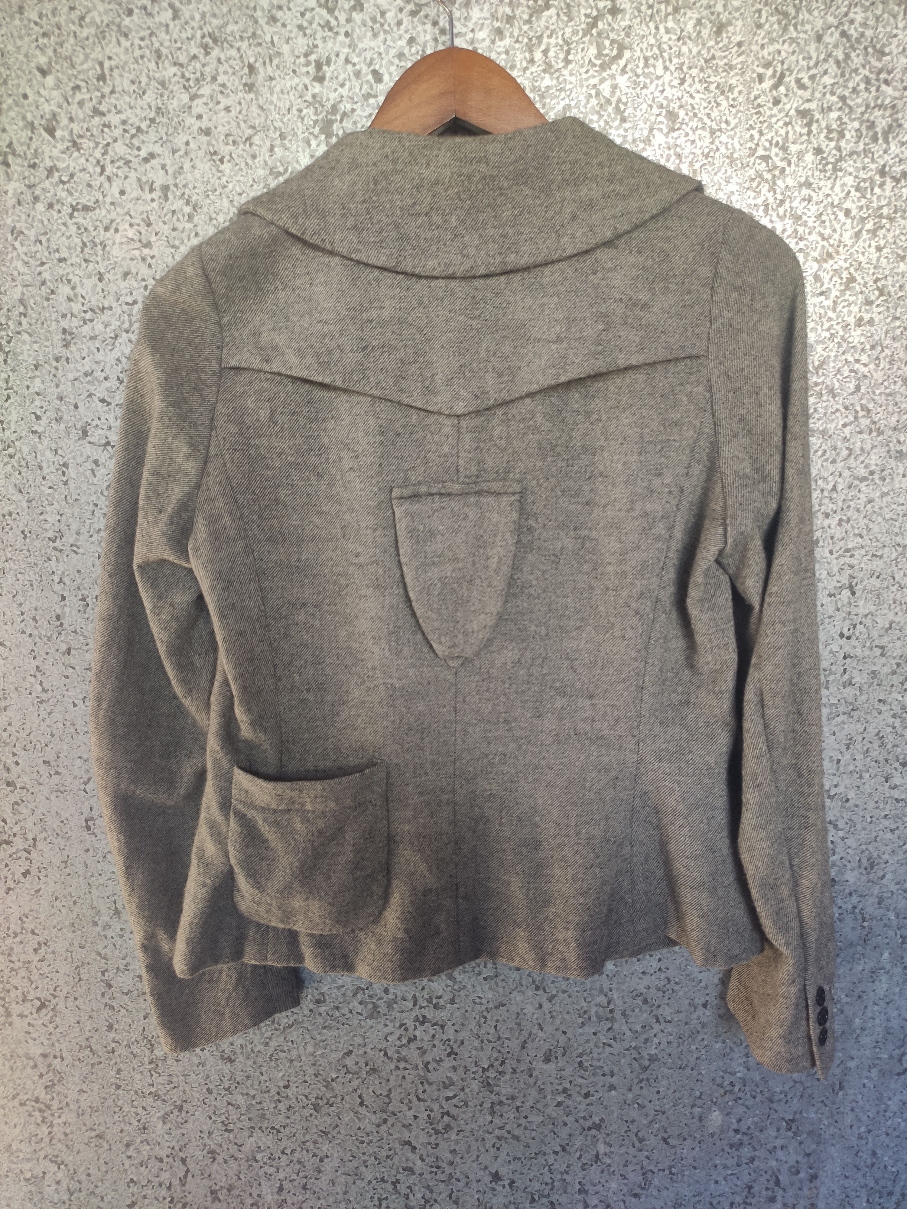 Designer Japanese Brand jacket wool Size S / US 4 / IT 40 - 4 Thumbnail