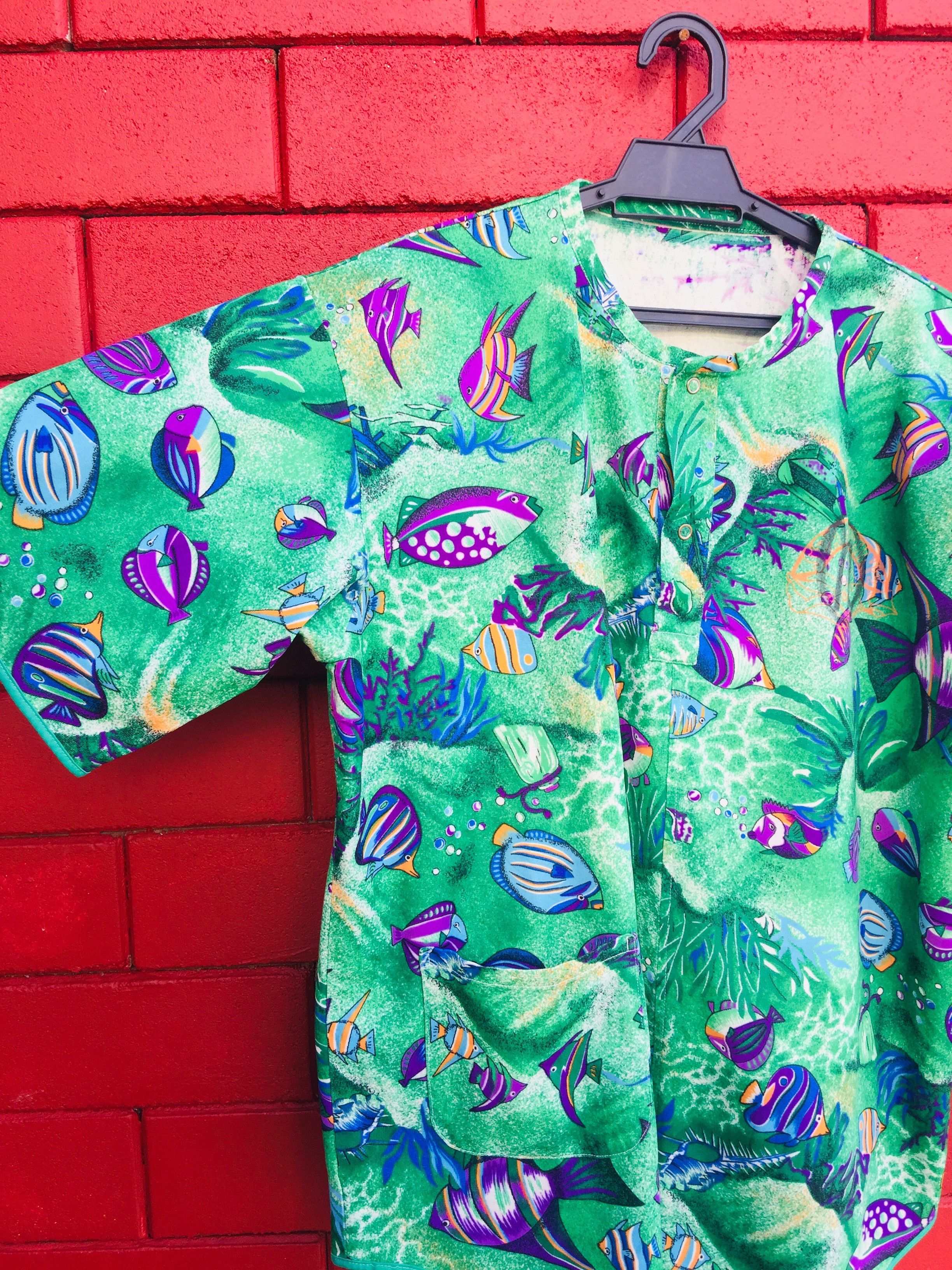 Japanese Brand × Vintage Vintage Aquarium Travis Scott Fashion Style Shirt Size US L / EU 52-54 / 3 - 3 Thumbnail