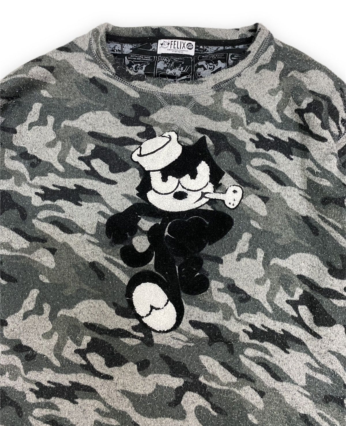 Cartoon Network Felix The Cat Knitwear Sweater Size US L / EU 52-54 / 3 - 3 Thumbnail