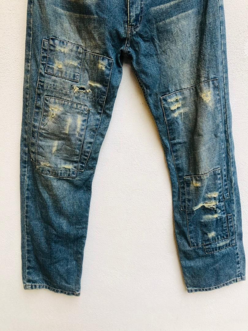 Japanese Brand × Vintage Vintage Distressed Japan Design Travis Scott Fashion Style Size US 32 / EU 48 - 4 Thumbnail
