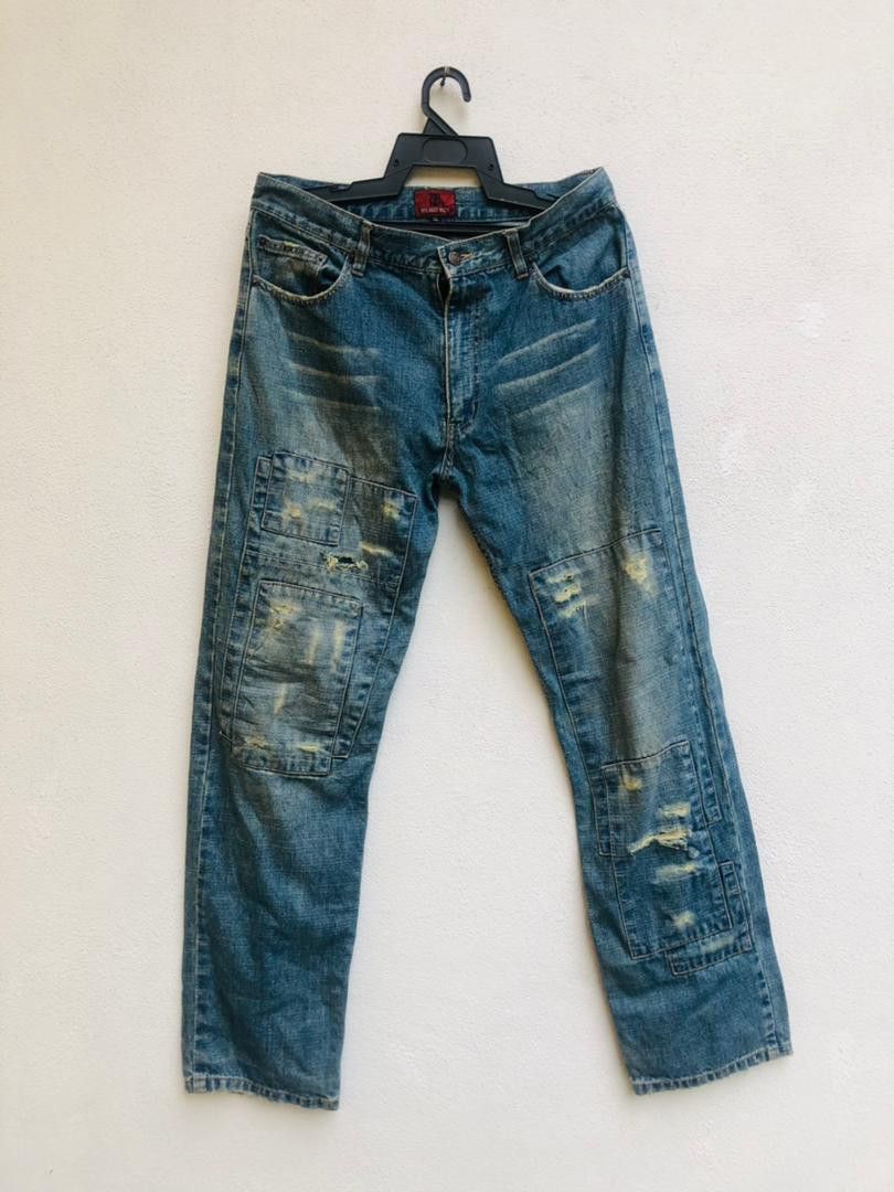 Vintage Distressed Japan Design Travis Scott Fashion Style