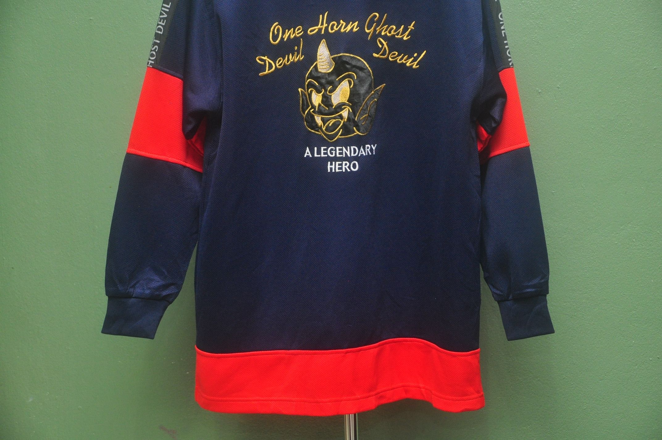 Japanese Brand × Vintage Vintage One Horn Ghoes Devils A Legendry Hero Jersey Size US L / EU 52-54 / 3 - 4 Thumbnail