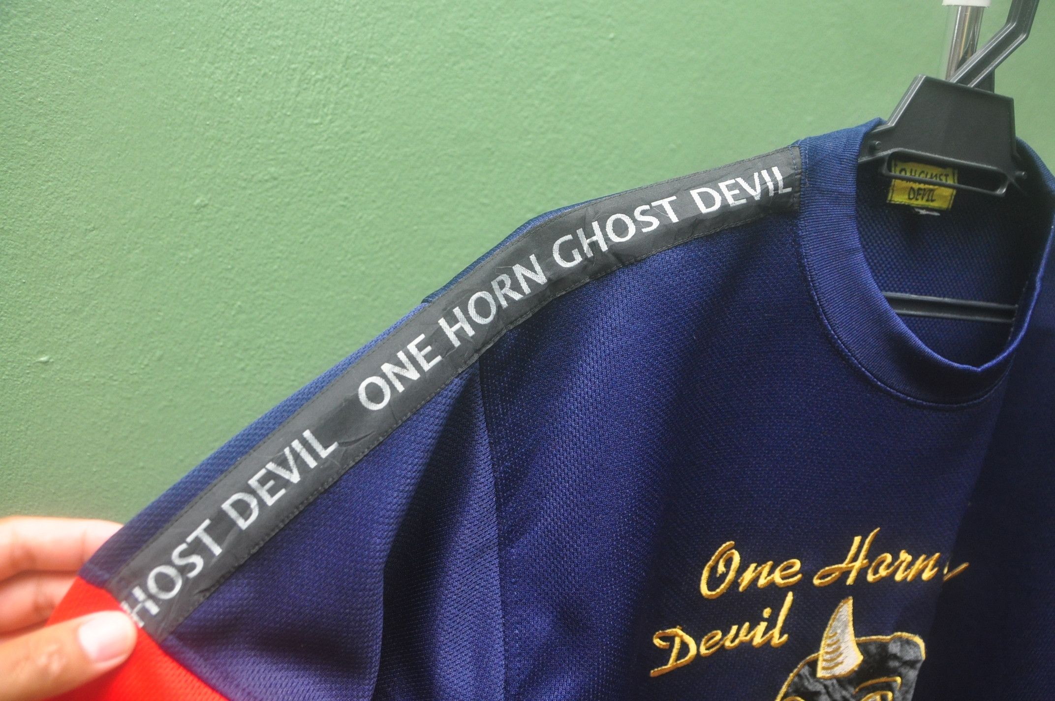 Japanese Brand × Vintage Vintage One Horn Ghoes Devils A Legendry Hero Jersey Size US L / EU 52-54 / 3 - 6 Thumbnail