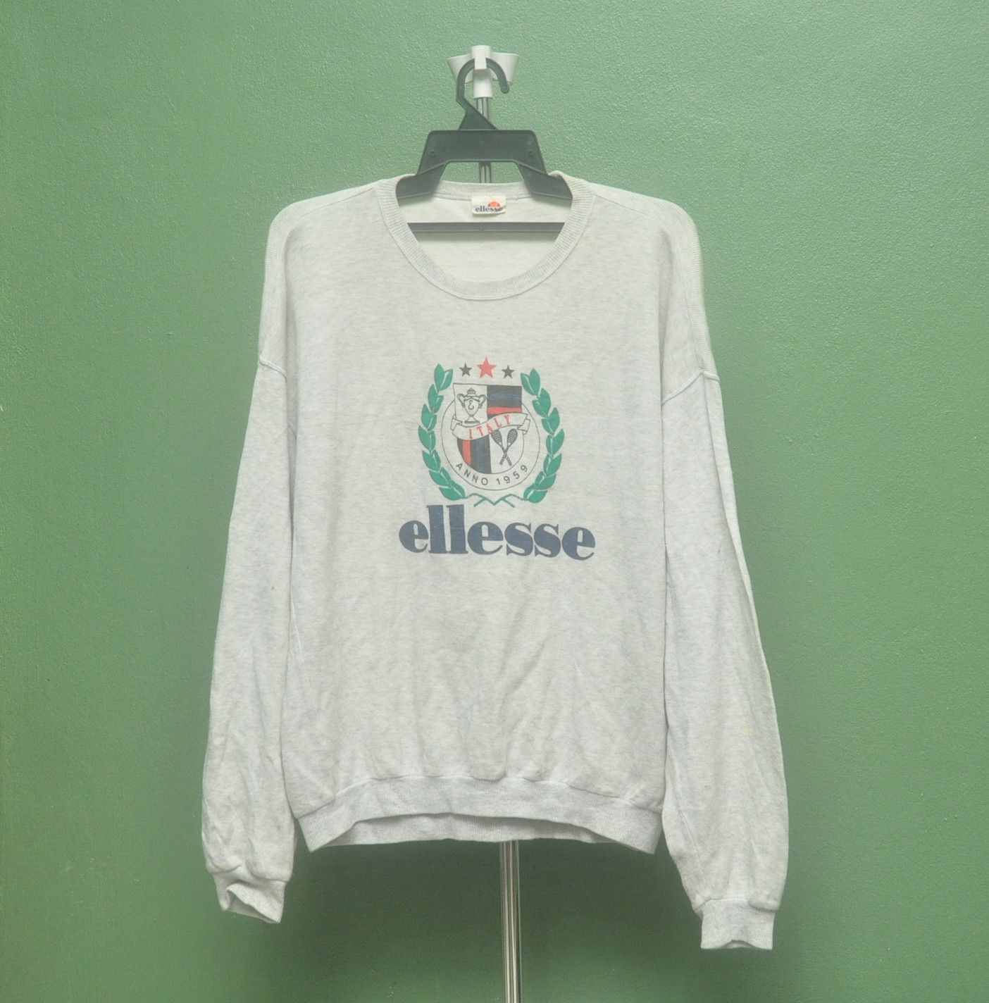 Ellesse × Japanese Brand × Vintage Vintage Ellesse Sweatshirt Travis Scott Fashion Style Size US L / EU 52-54 / 3 - 1 Thumbnail