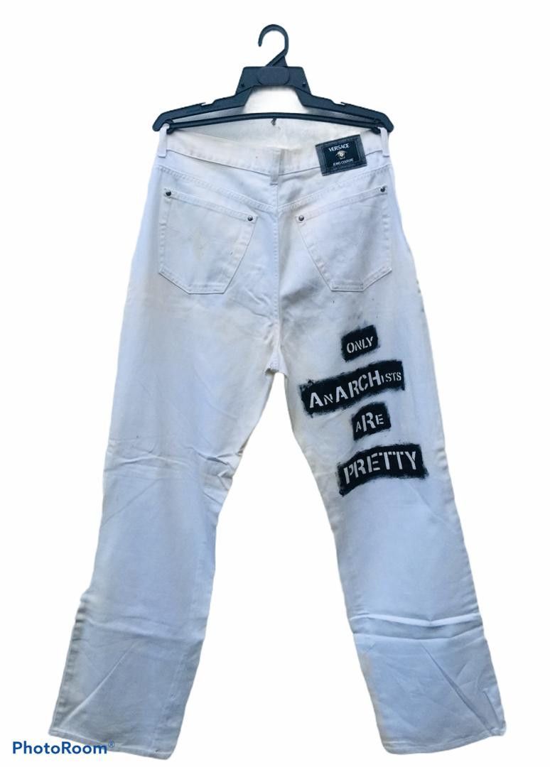Japanese Brand × Versace Jeans Couture × Vintage Vintage Versace Couture Custom Designer Fashion Style Size US 35 - 4 Thumbnail