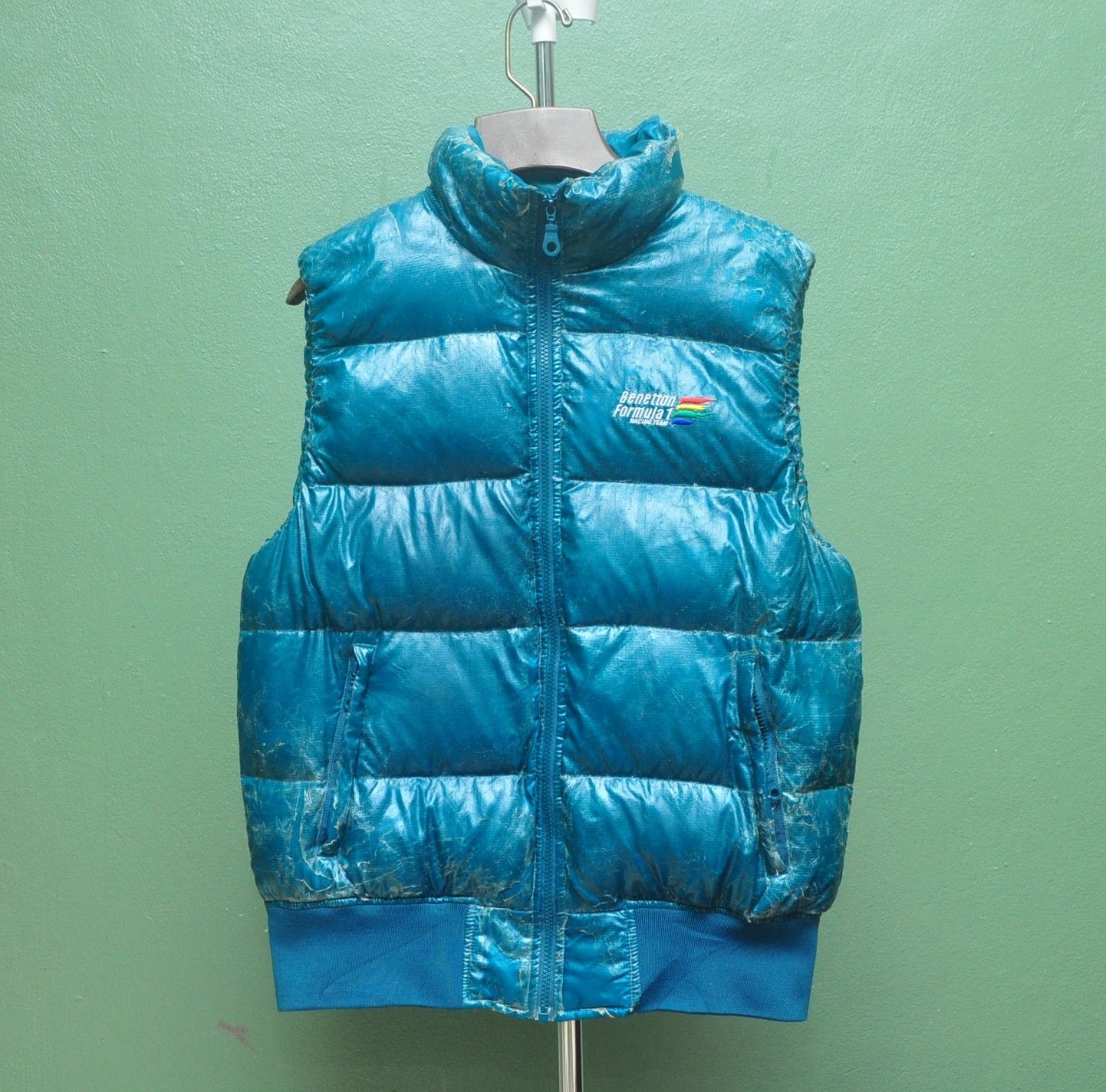 Benetton Benetton Formula 1 Bomber Sweater Jacket Travis Scott Style Size US L / EU 52-54 / 3 - 1 Thumbnail