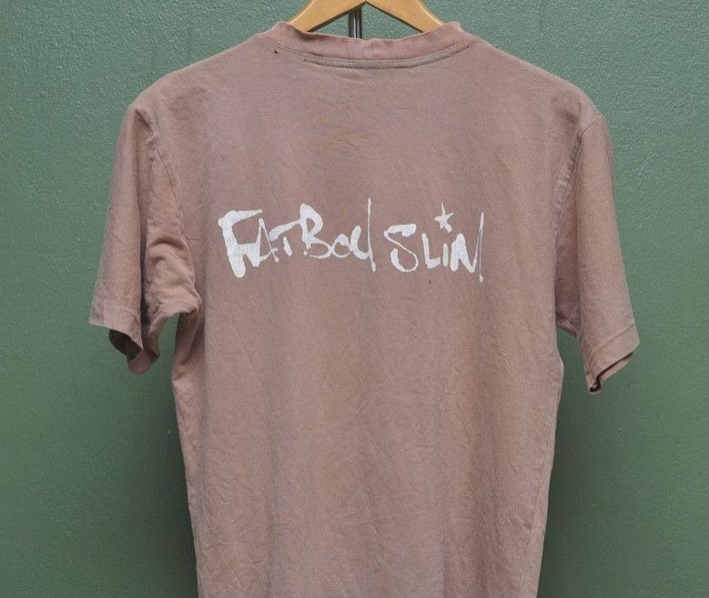 Band Tees × Vintage Vintage Fat Boy Slim Band Music Streetwear Fashion Size US M / EU 48-50 / 2 - 1 Thumbnail