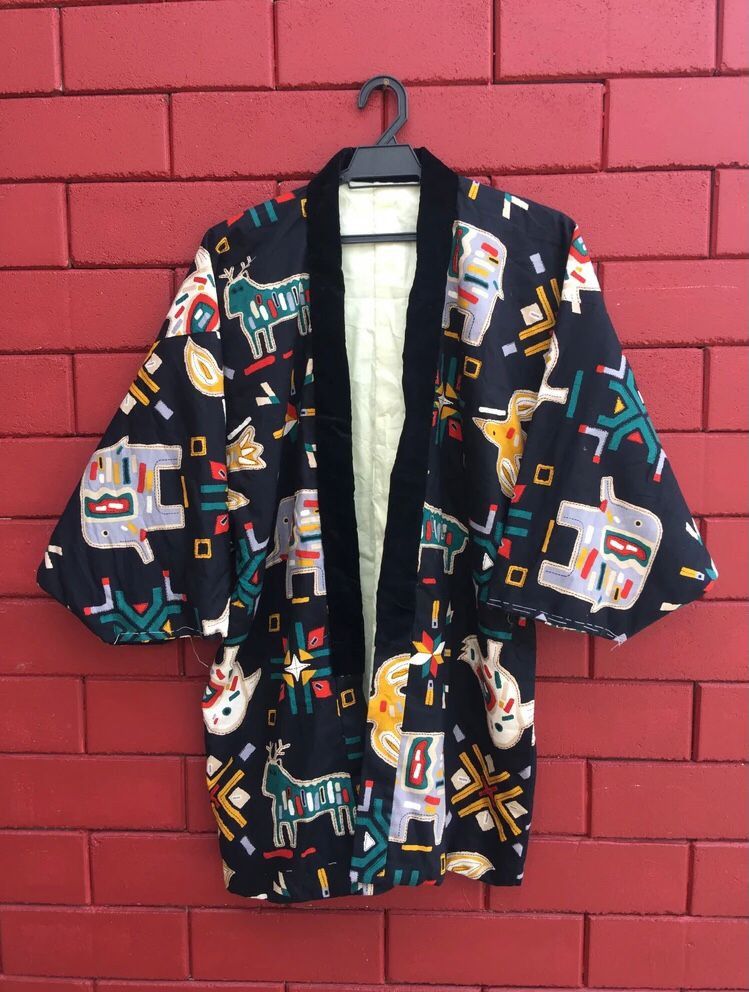 Japanese Brand × Vintage Vintage Animal Theme Kimono Japanese Designer Fashion Style Size US L / EU 52-54 / 3 - 2 Thumbnail