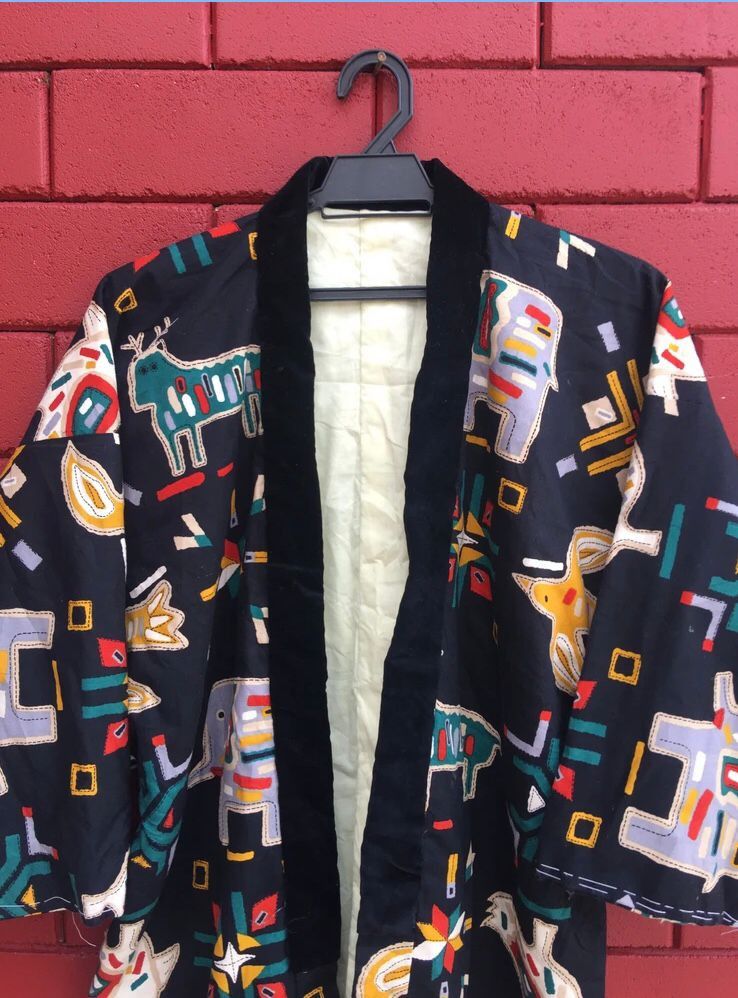 Japanese Brand × Vintage Vintage Animal Theme Kimono Japanese Designer Fashion Style Size US L / EU 52-54 / 3 - 3 Thumbnail