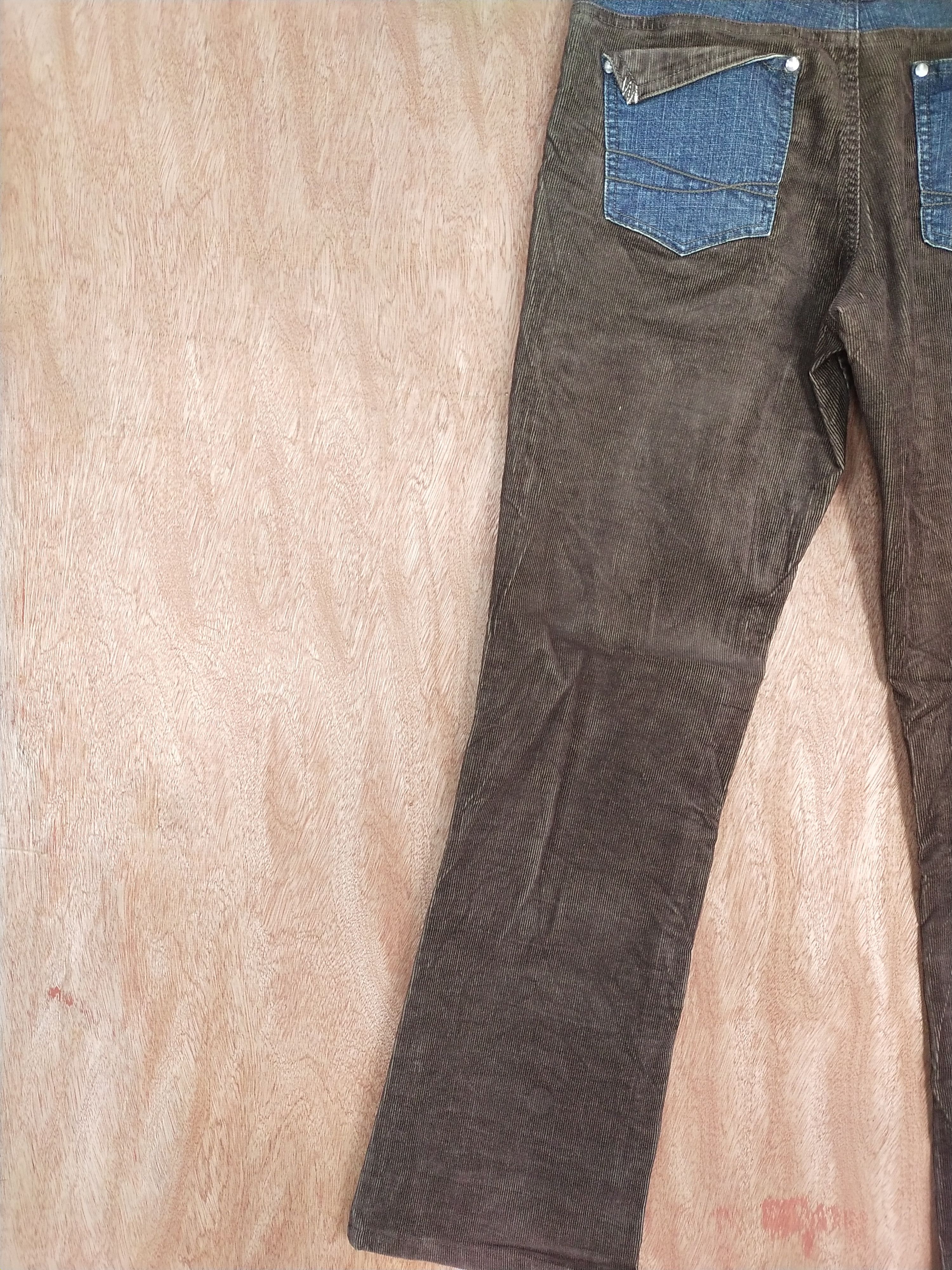 Japanese Brand Japan Patchwork brown corduroy denim pants #S081 Size US 27 - 10 Thumbnail