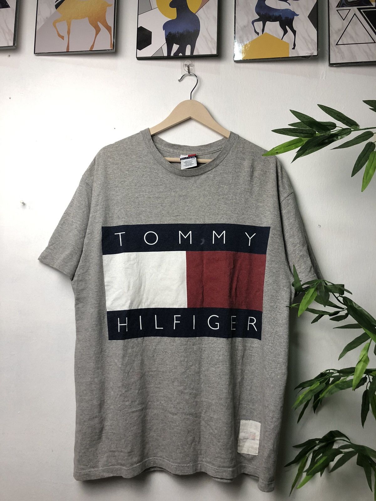 Tommy Hilfiger × Vintage Big Logo Tommy Hilfiger Vintage Size US M / EU 48-50 / 2 - 1 Thumbnail