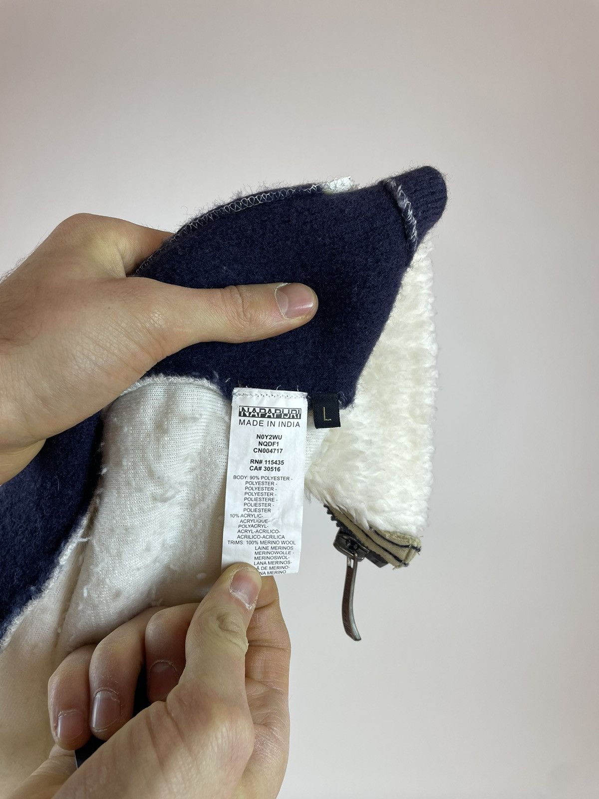 Napapijri Authentic Napapijri fleece vest with merino wool gorp core Size L / US 10 / IT 46 - 11 Thumbnail