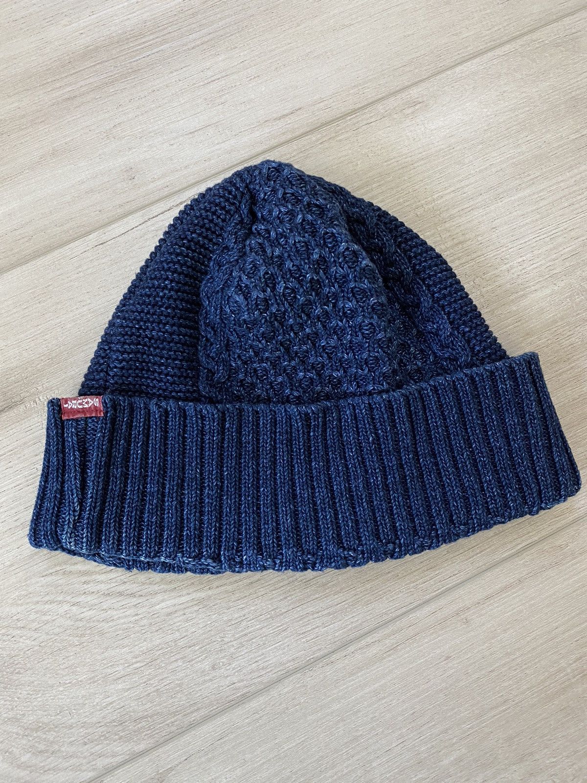 Samurai Jeans Indigo Dyed Beanie Cap Made in Japan