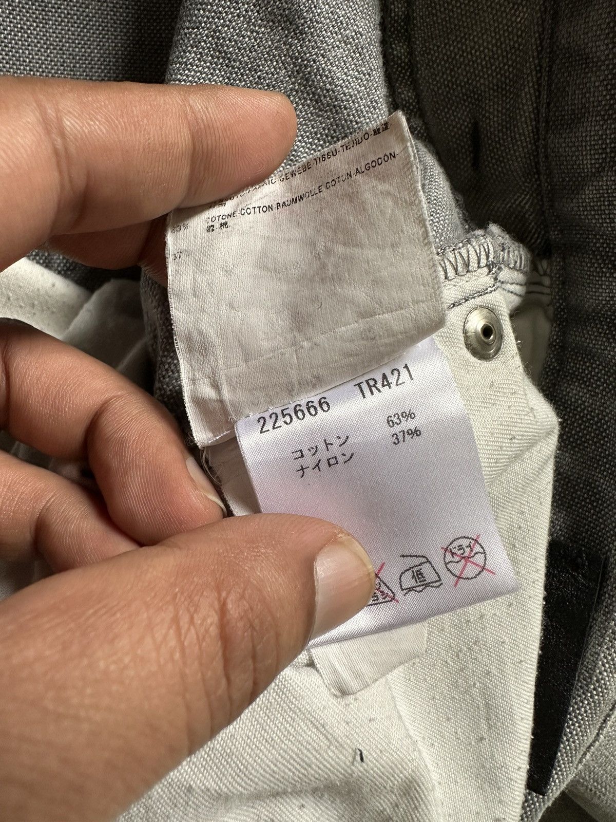 Balenciaga 2009 BALENCIAGA by Nicolas Ghesquiere gray denim jeans Size US 31 - 12 Thumbnail