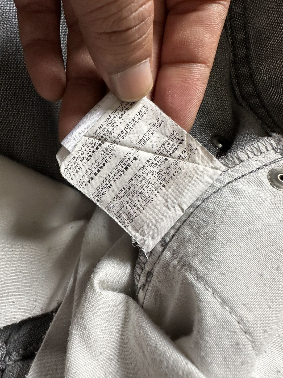 Balenciaga 2009 BALENCIAGA by Nicolas Ghesquiere gray denim jeans Size US 31 - 11 Thumbnail