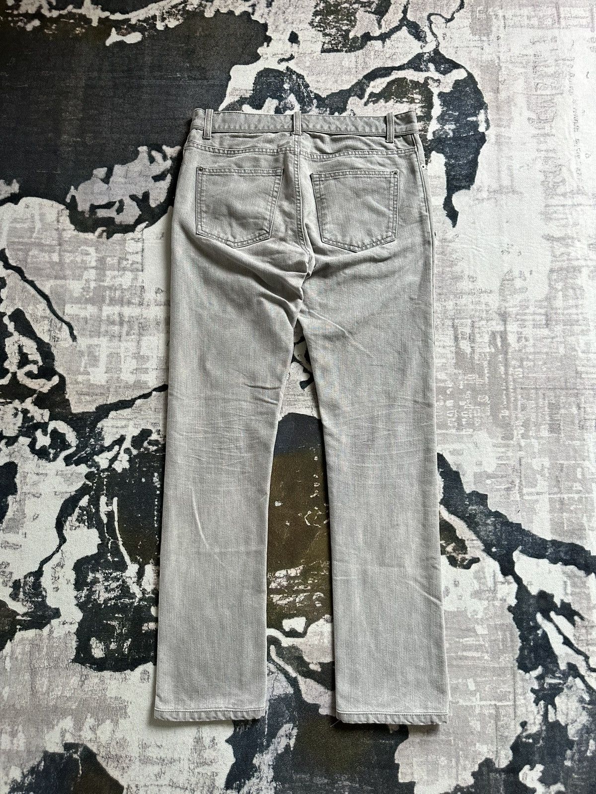 Balenciaga 2009 BALENCIAGA by Nicolas Ghesquiere gray denim jeans Size US 31 - 4 Thumbnail
