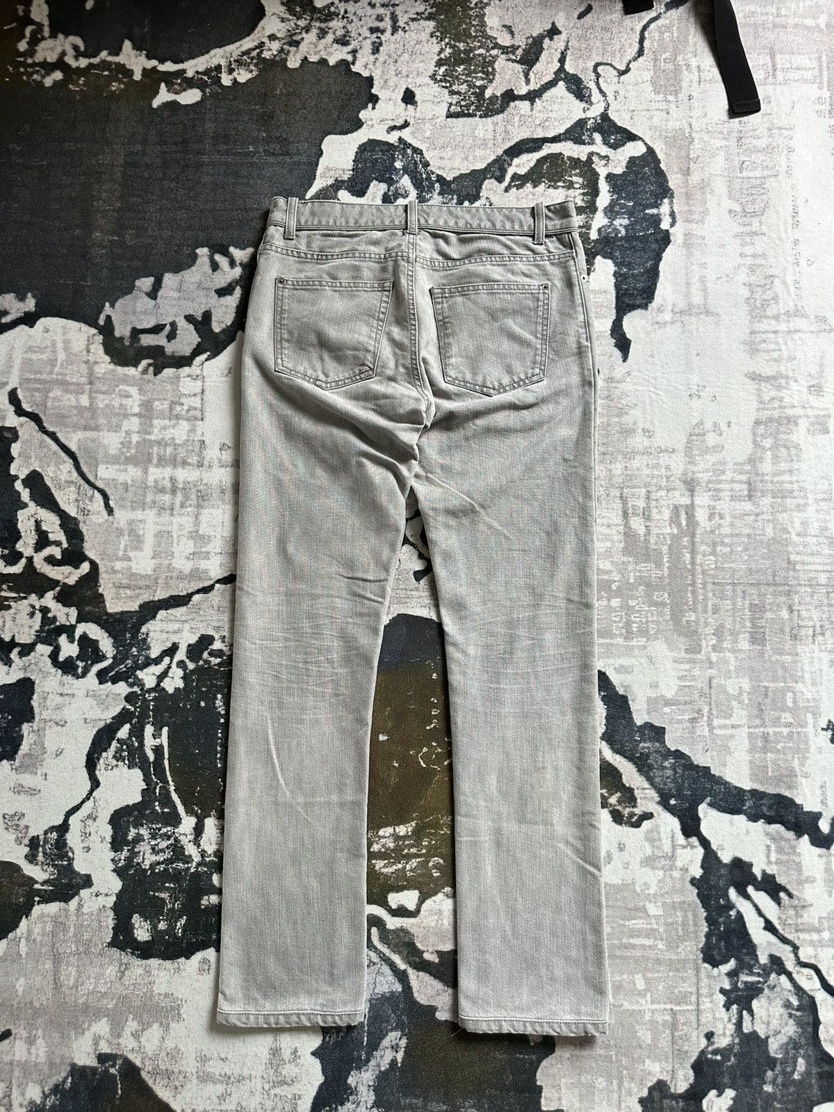 Balenciaga 2009 BALENCIAGA by Nicolas Ghesquiere gray denim jeans Size US 31 - 3 Thumbnail