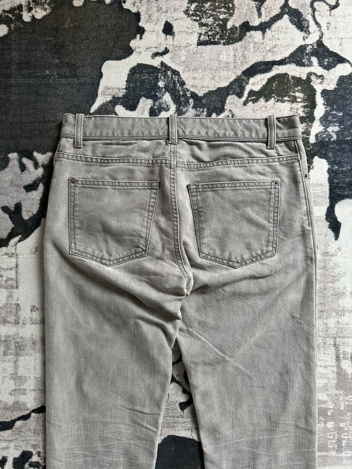 Balenciaga 2009 BALENCIAGA by Nicolas Ghesquiere gray denim jeans Size US 31 - 5 Thumbnail