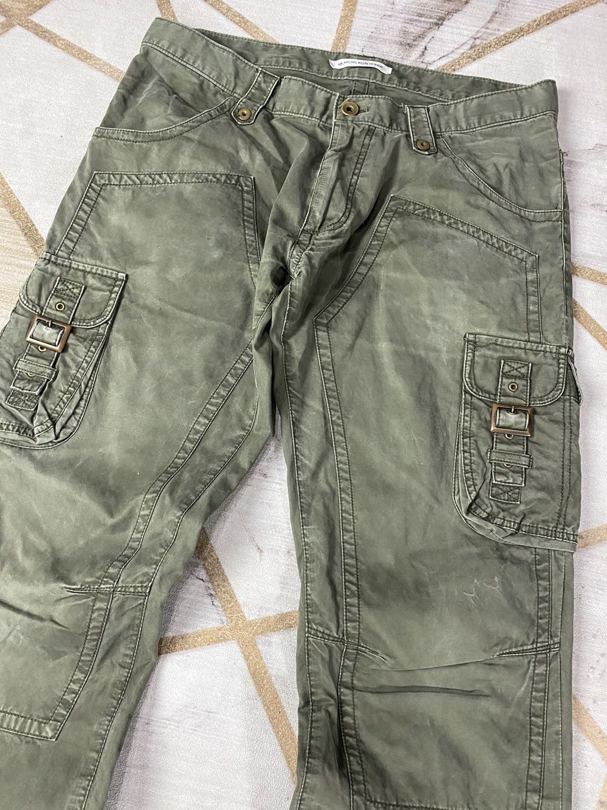 Michel Klein ❗️LADIES❗️Michel Klein HOMME Cargo Pant Style Bootcut Size US 33 - 14 Thumbnail