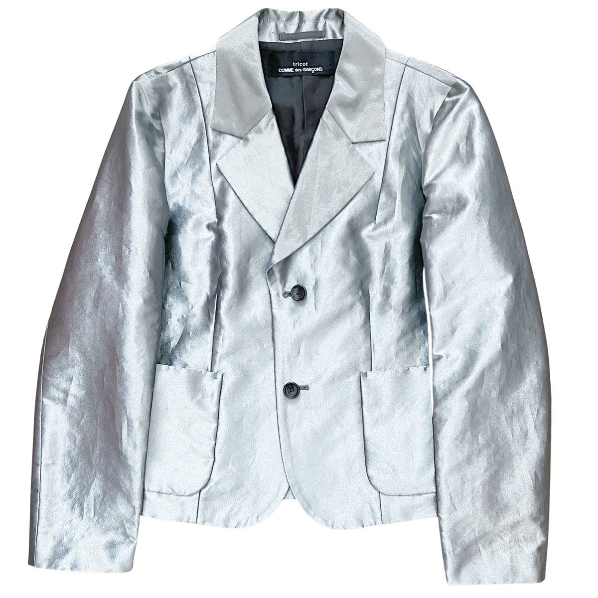 Comme des Garcons Comme Des Garçons Silver Blazer 1995 Size S / US 4 / IT 40 - 1 Thumbnail