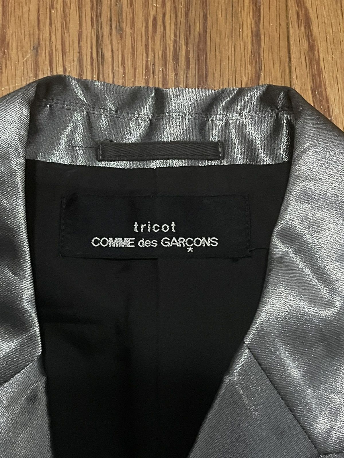 Comme des Garcons Comme Des Garçons Silver Blazer 1995 Size S / US 4 / IT 40 - 3 Thumbnail