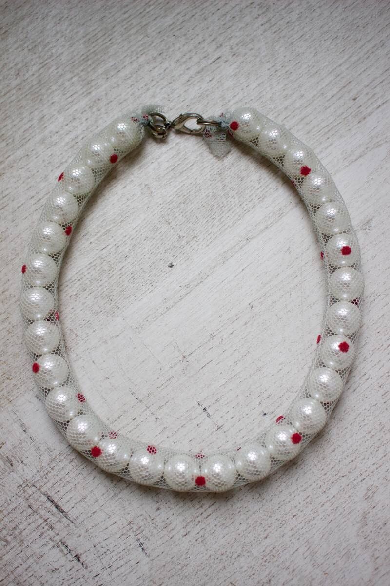 Pre-owned Undercover Pearls S/s 2002 “illusion Of Haze” In Multi