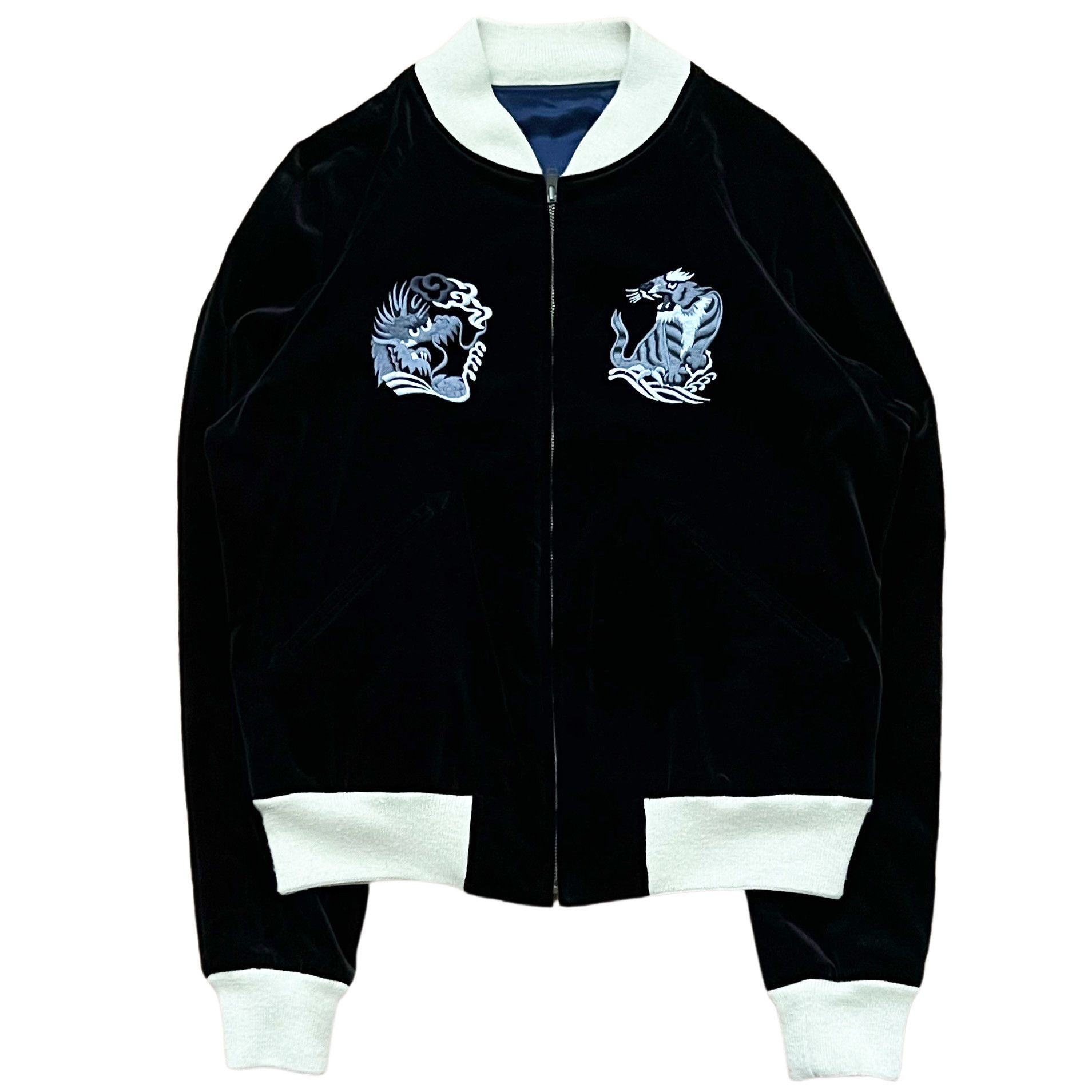 Yohji Yamamoto Yohji Yamamoto Dragon Sukajan Reversible Jacket 2010 A/W Size US XL / EU 56 / 4 - 1 Thumbnail