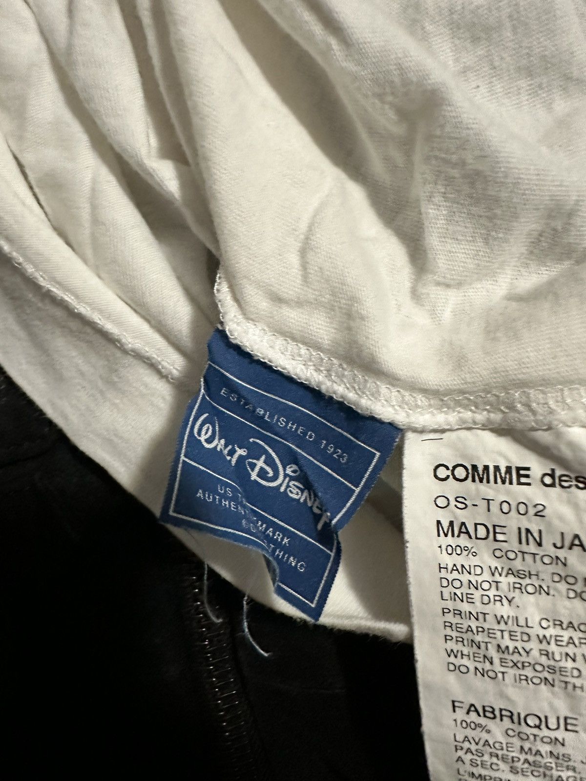 Comme des Garcons COMME des GARÇONS OSWALD T-shirt x Disney 2007 Size US S / EU 44-46 / 1 - 4 Thumbnail