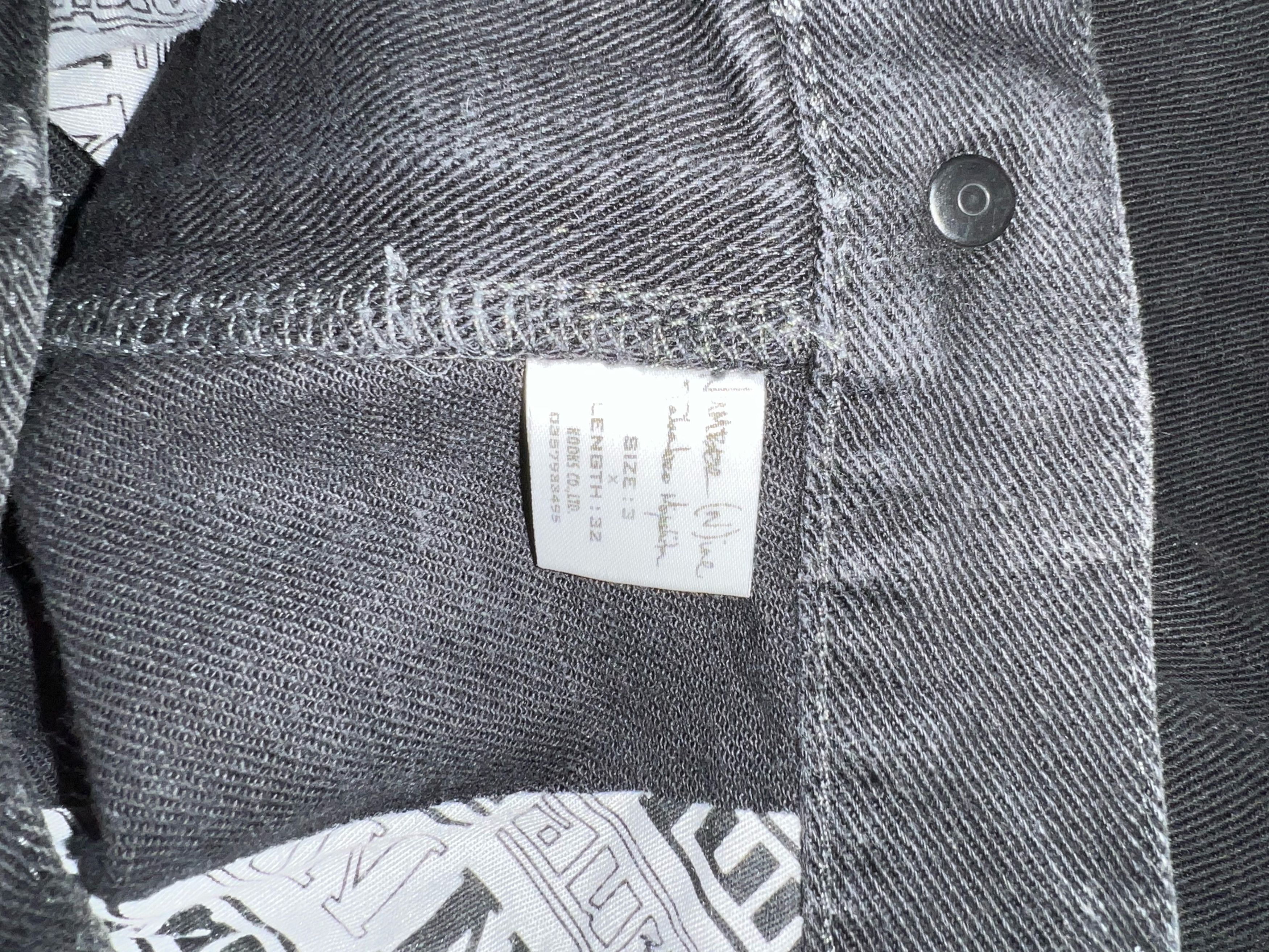 Number (N)ine Number (N)ine Give Peace A Chance Patch Denims 2004 A/W Size US 32 / EU 48 - 5 Thumbnail