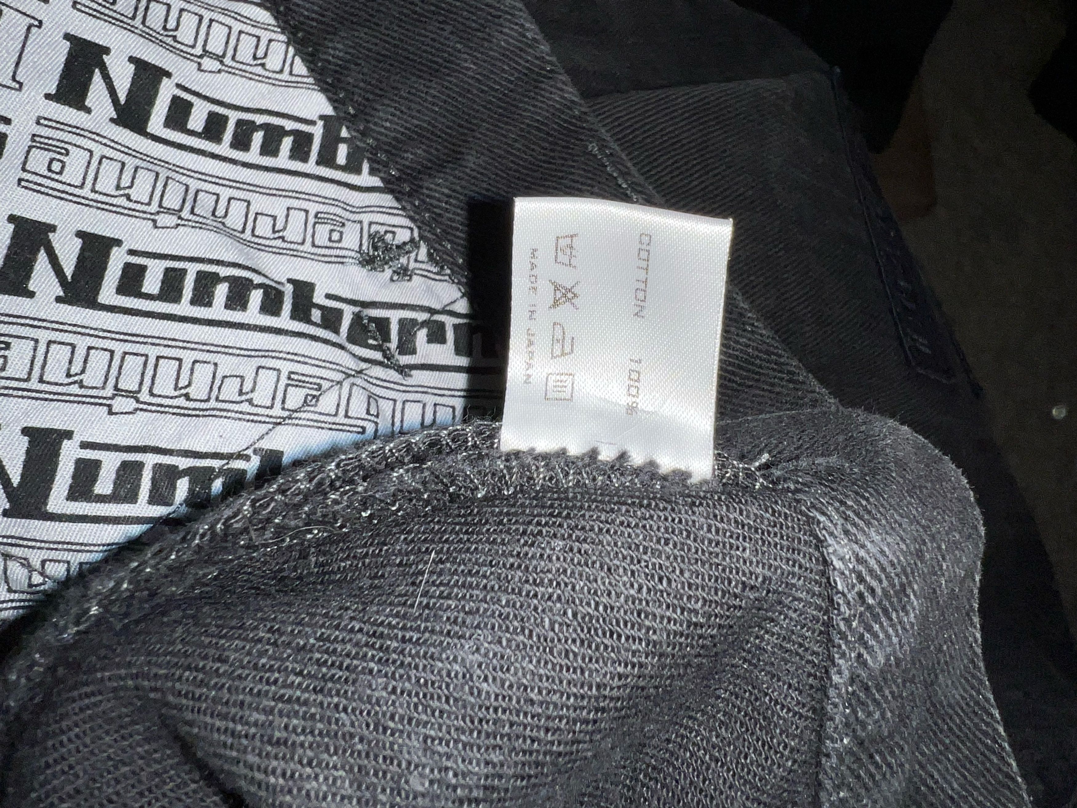Number (N)ine Number (N)ine Give Peace A Chance Patch Denims 2004 A/W Size US 32 / EU 48 - 6 Thumbnail
