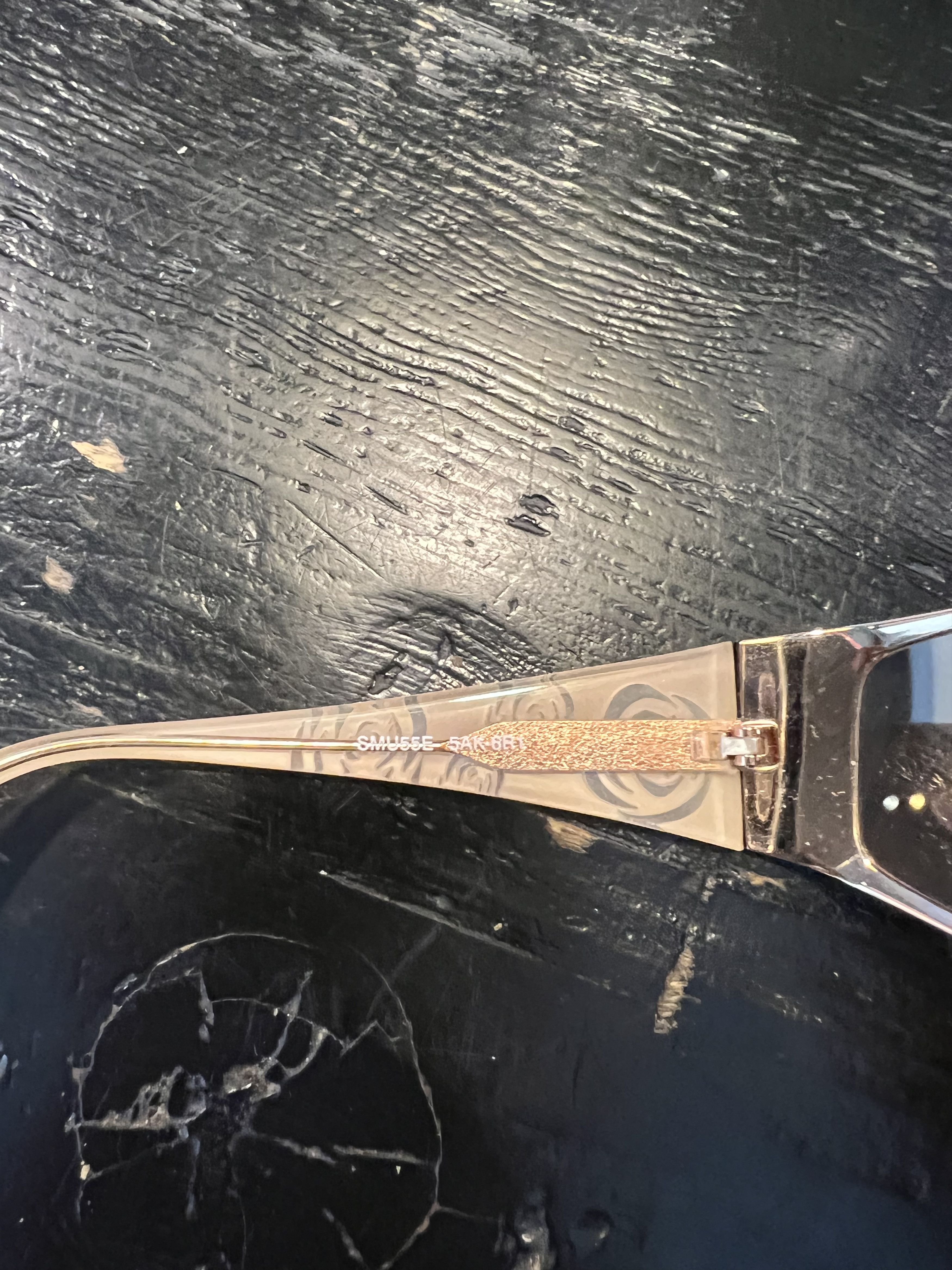 Miu Miu MiuMiu Golden Sunglasses Size ONE SIZE - 3 Thumbnail