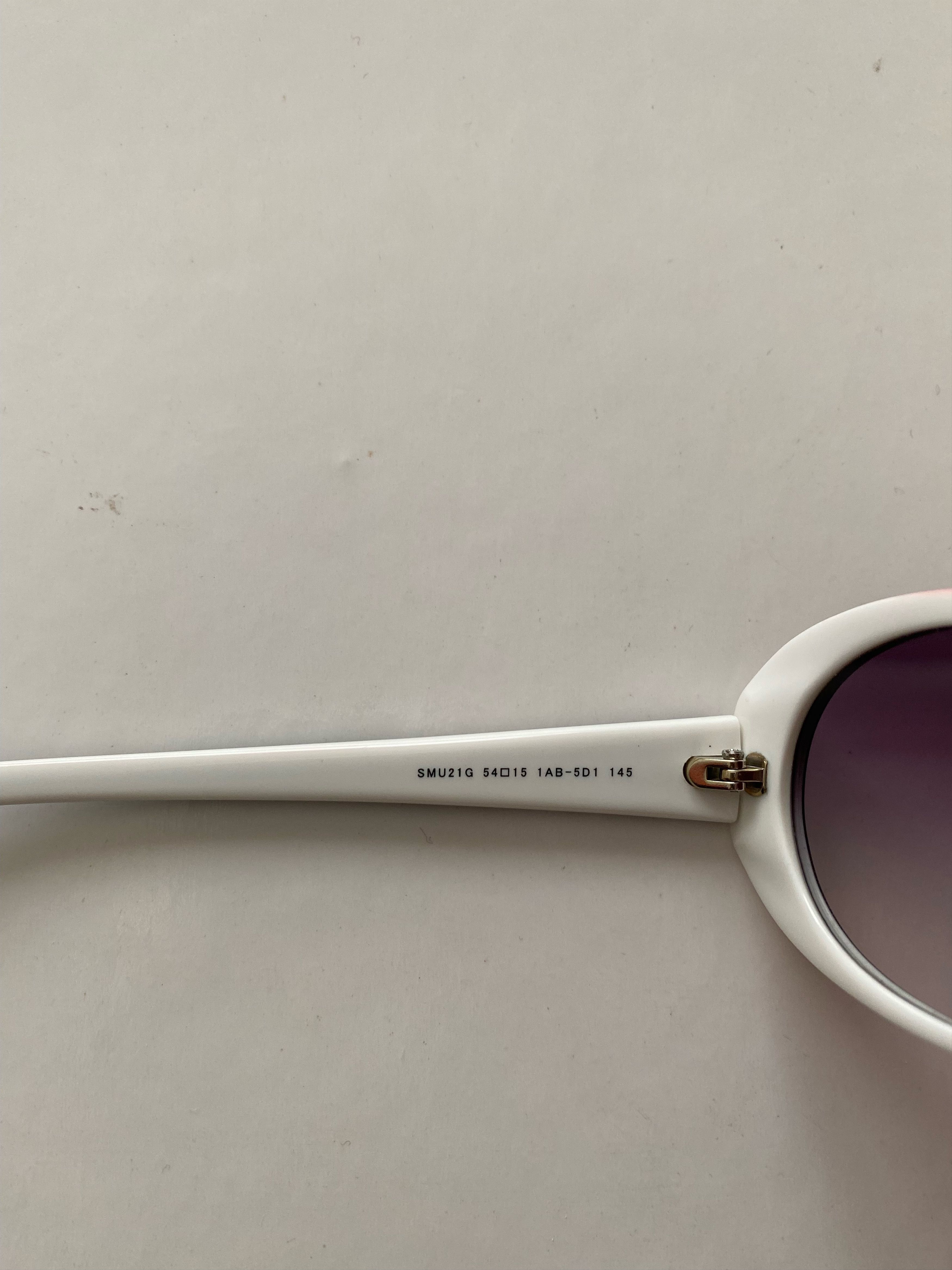Miu Miu Miu Miu Black/White Swarovski Rhinestones Sunglasses Size ONE SIZE - 5 Thumbnail