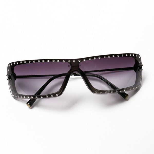Chanel Chanel Sunglasses With Rhinestones Size ONE SIZE - 1 Thumbnail