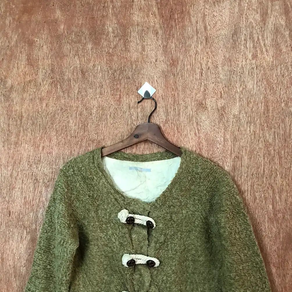 Aran Isles Knitwear × Japanese Brand Rashka Fille Green Knitwear #359 Size US M / EU 48-50 / 2 - 2 Thumbnail