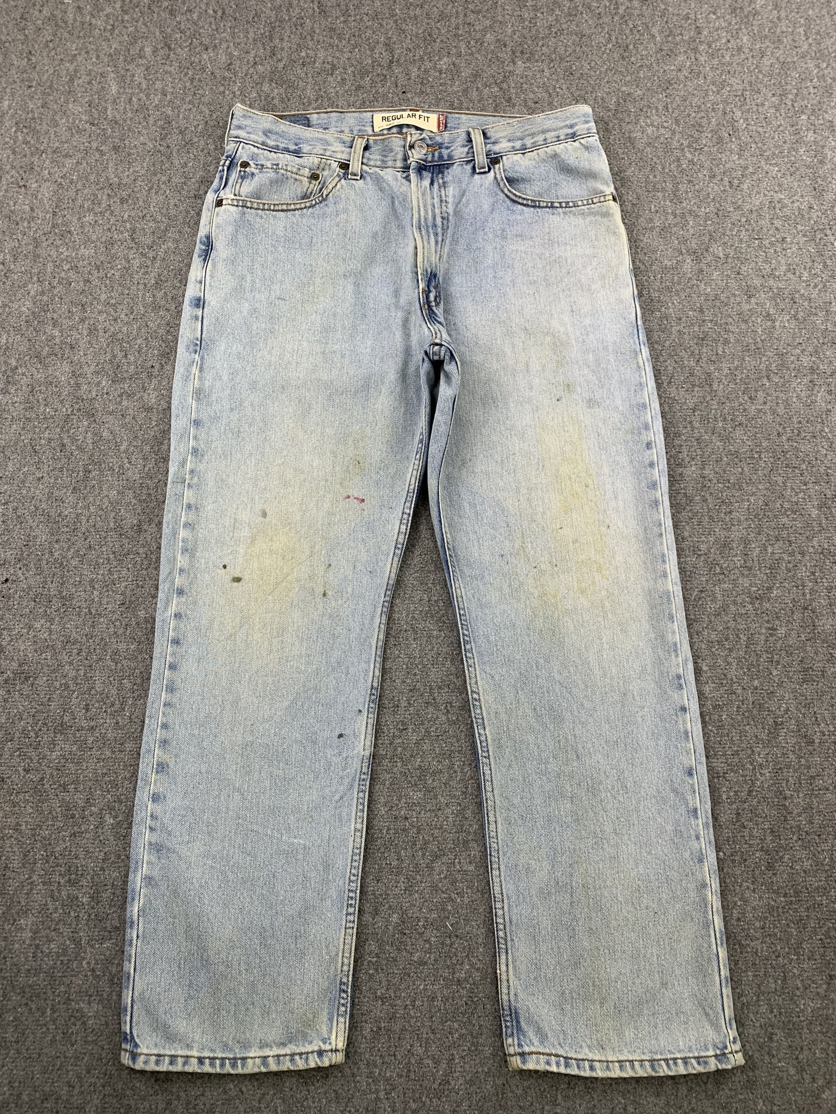 Levi's Vintage Levis 505 Light Wash Jeans DP1878 Size US 33 - 1 Thumbnail