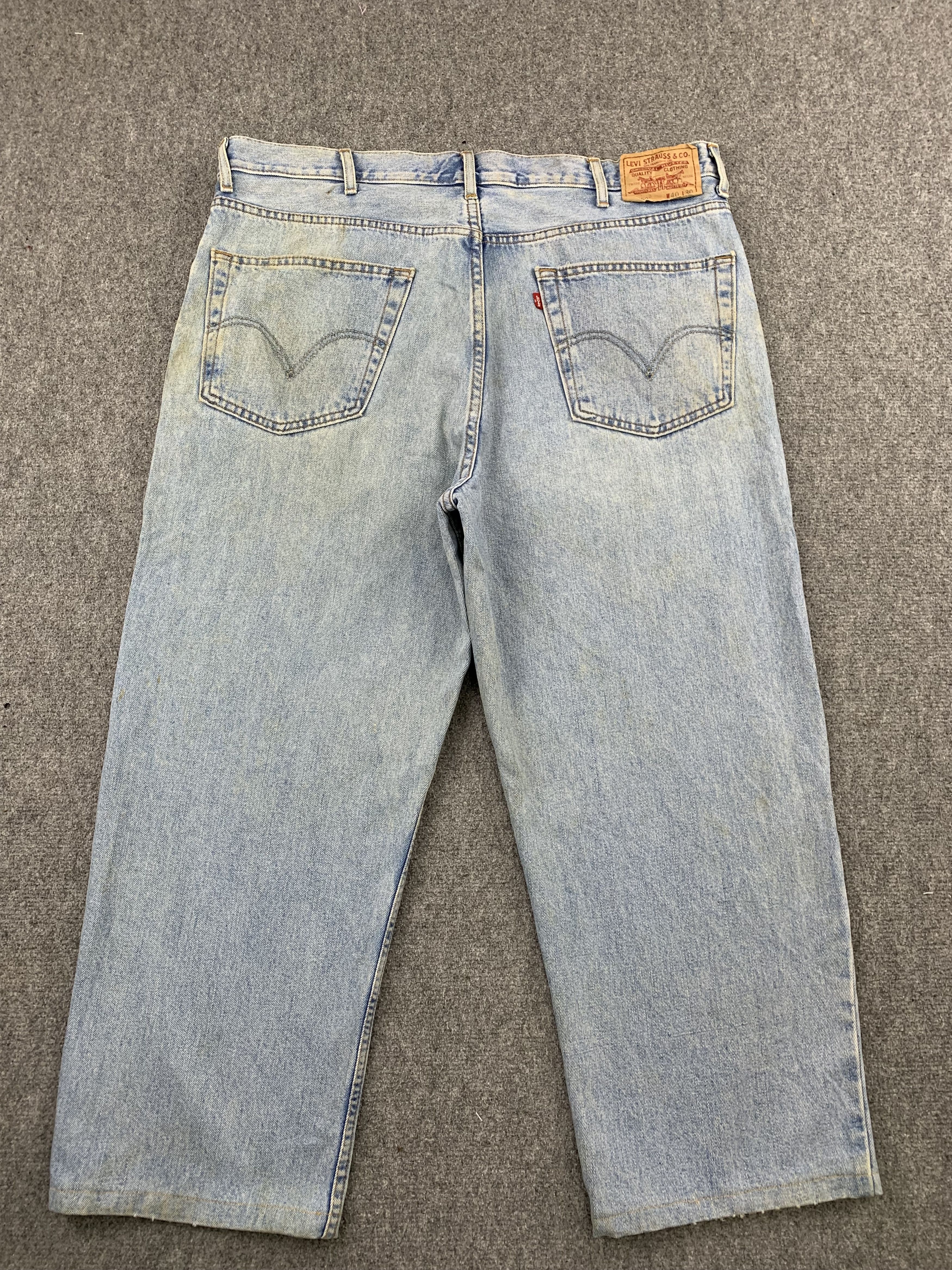 Levi's Vintage Levis 550 Dirty Light Wash Jeans DP1880 Size US 41 - 10 Thumbnail