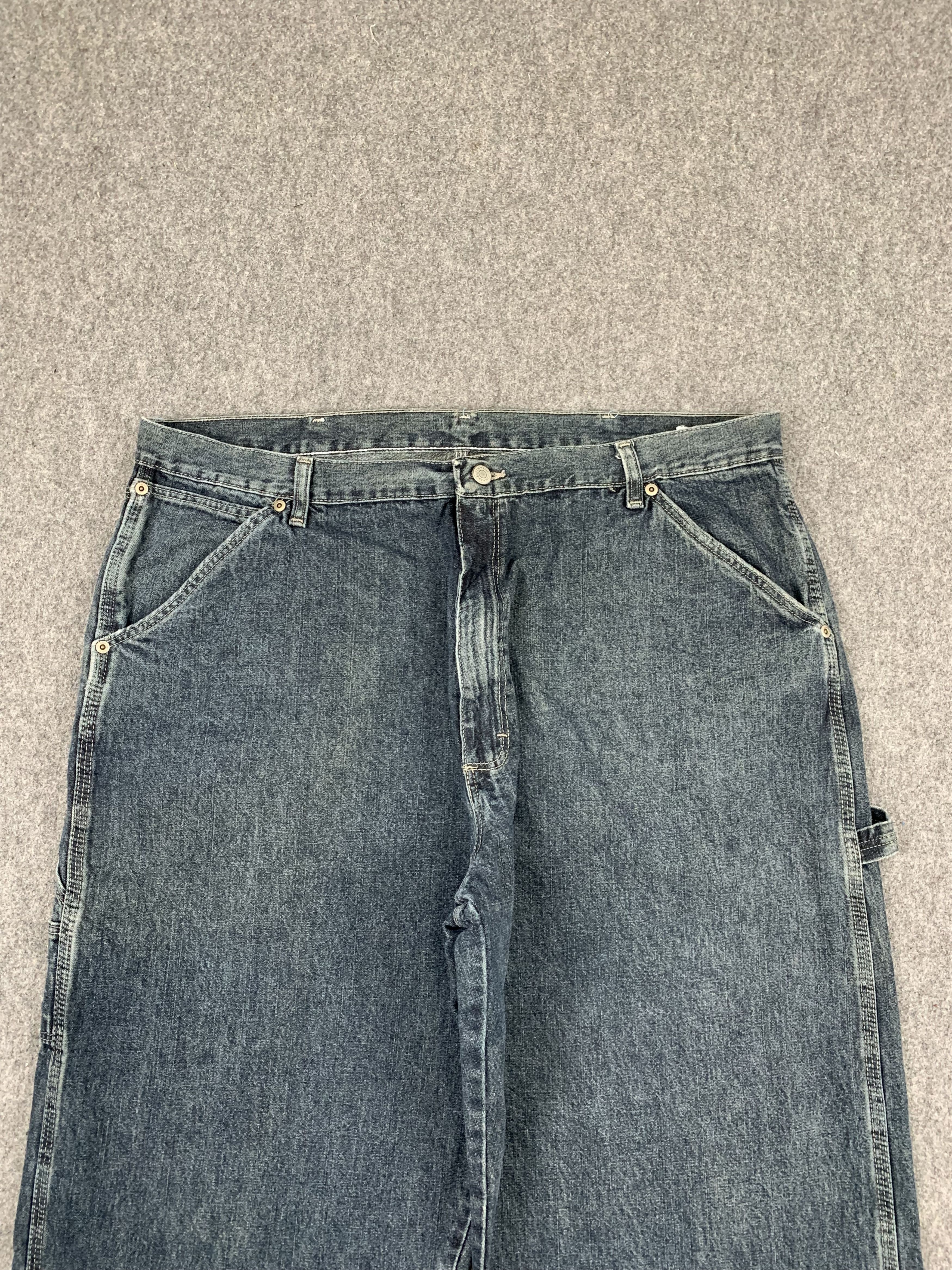 Vintage Vintage Wrangler Carpenter Faded Blue Jeans DP1881 Size US 40 / EU 56 - 2 Thumbnail