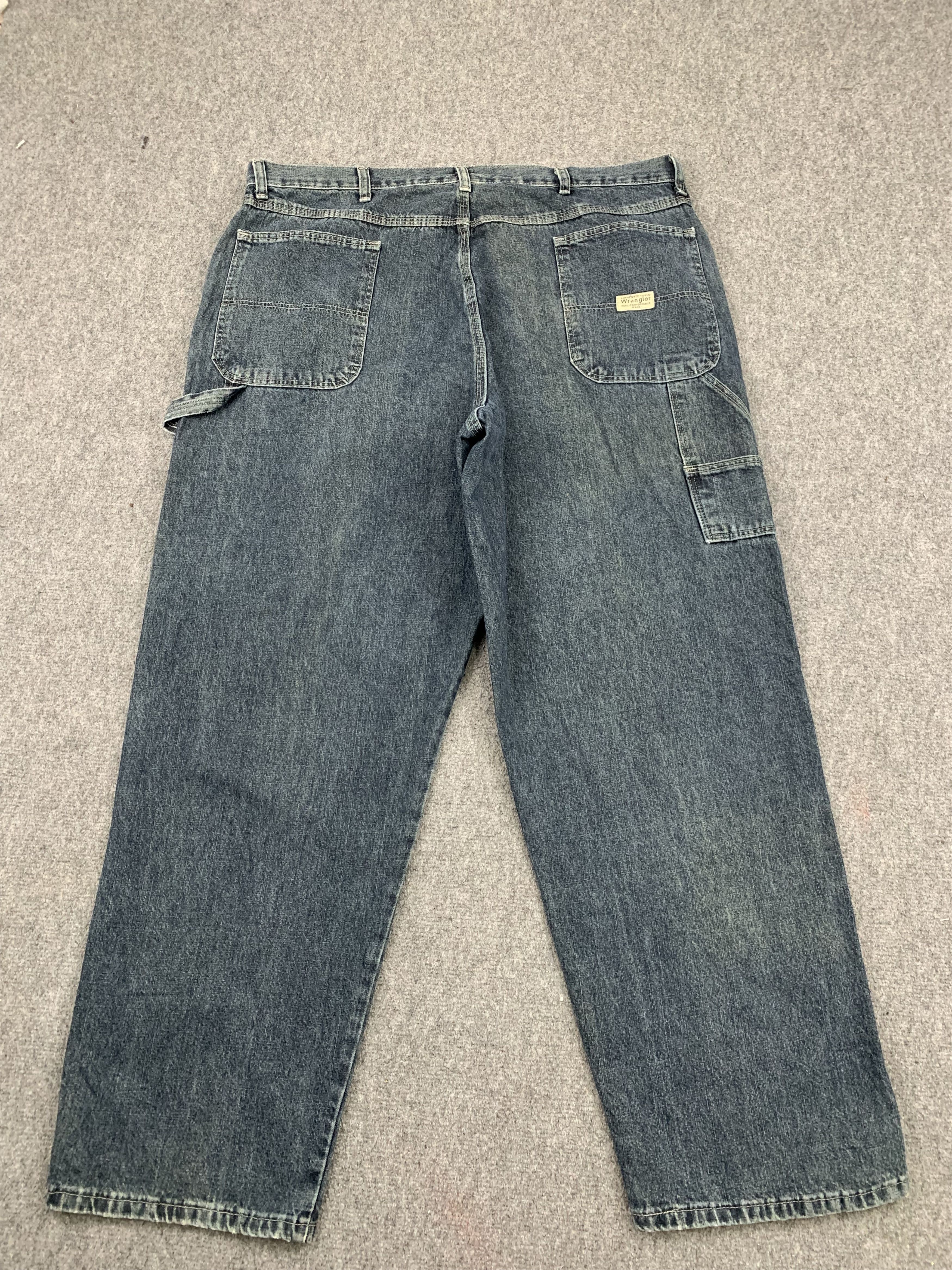 Vintage Vintage Wrangler Carpenter Faded Blue Jeans DP1881 Size US 40 / EU 56 - 3 Thumbnail