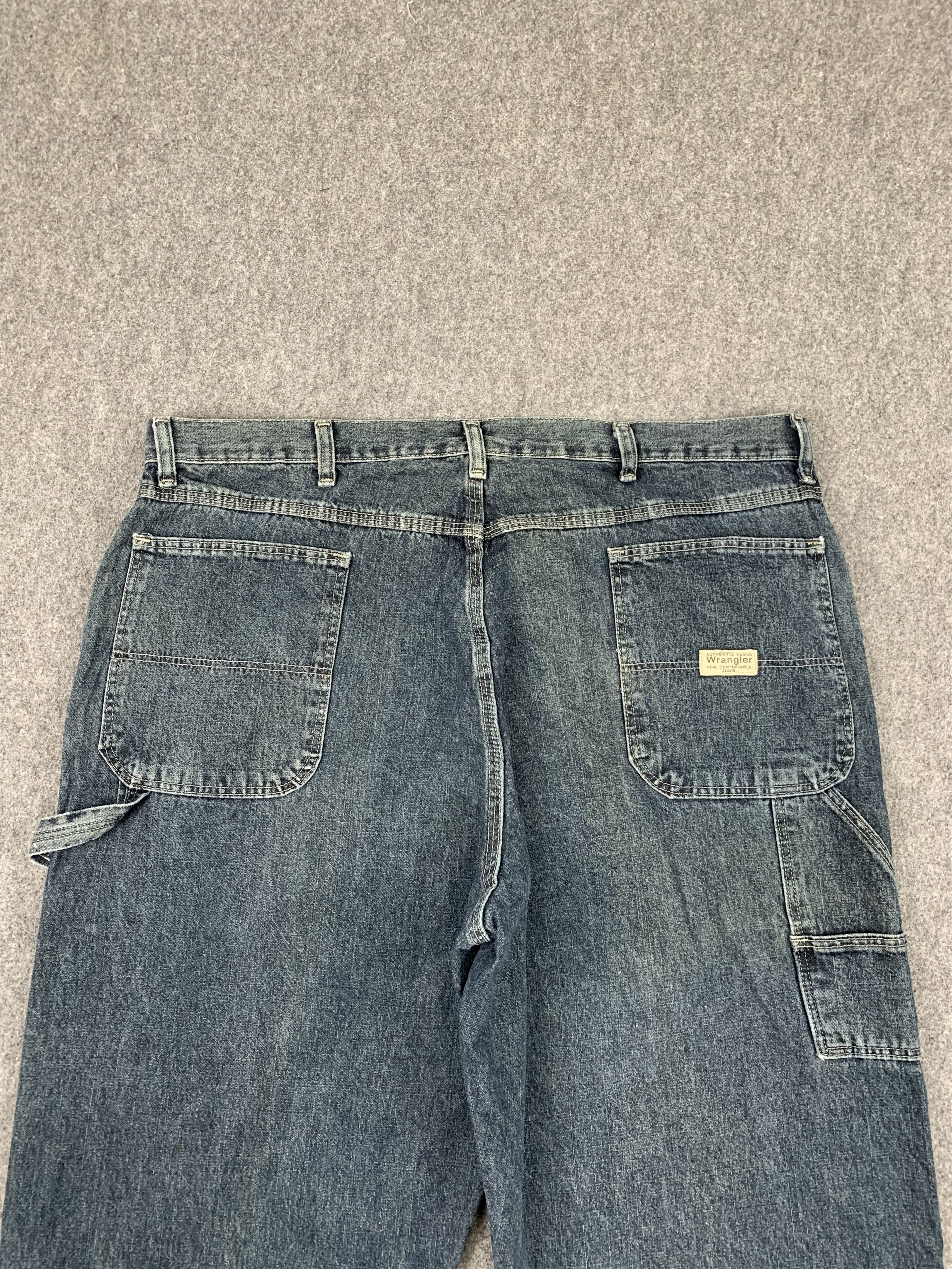 Vintage Vintage Wrangler Carpenter Faded Blue Jeans DP1881 Size US 40 / EU 56 - 4 Thumbnail