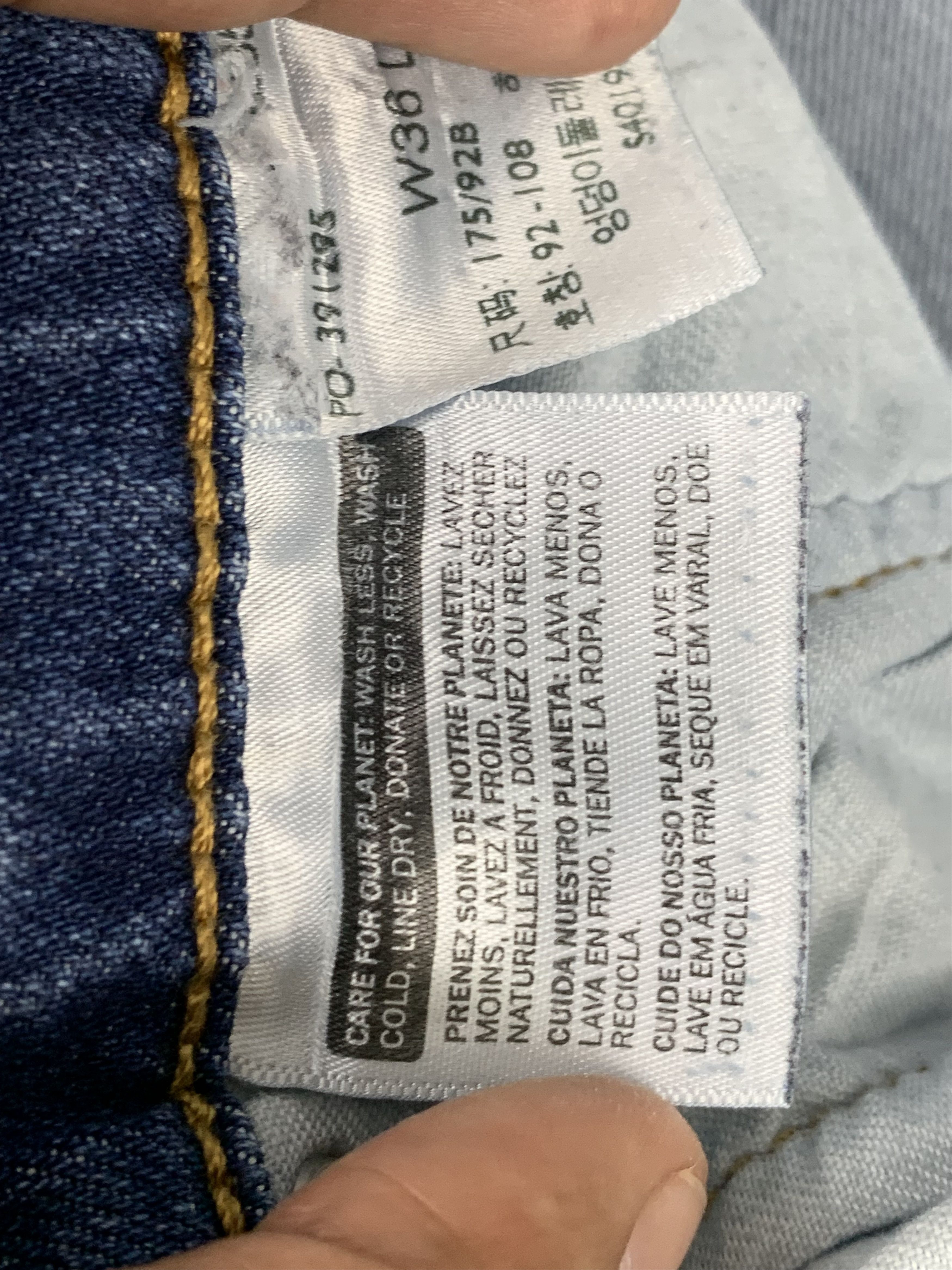 Levi's Vintage Levis 541 Faded Blue Jeans DP1883 Size US 37 - 7 Thumbnail