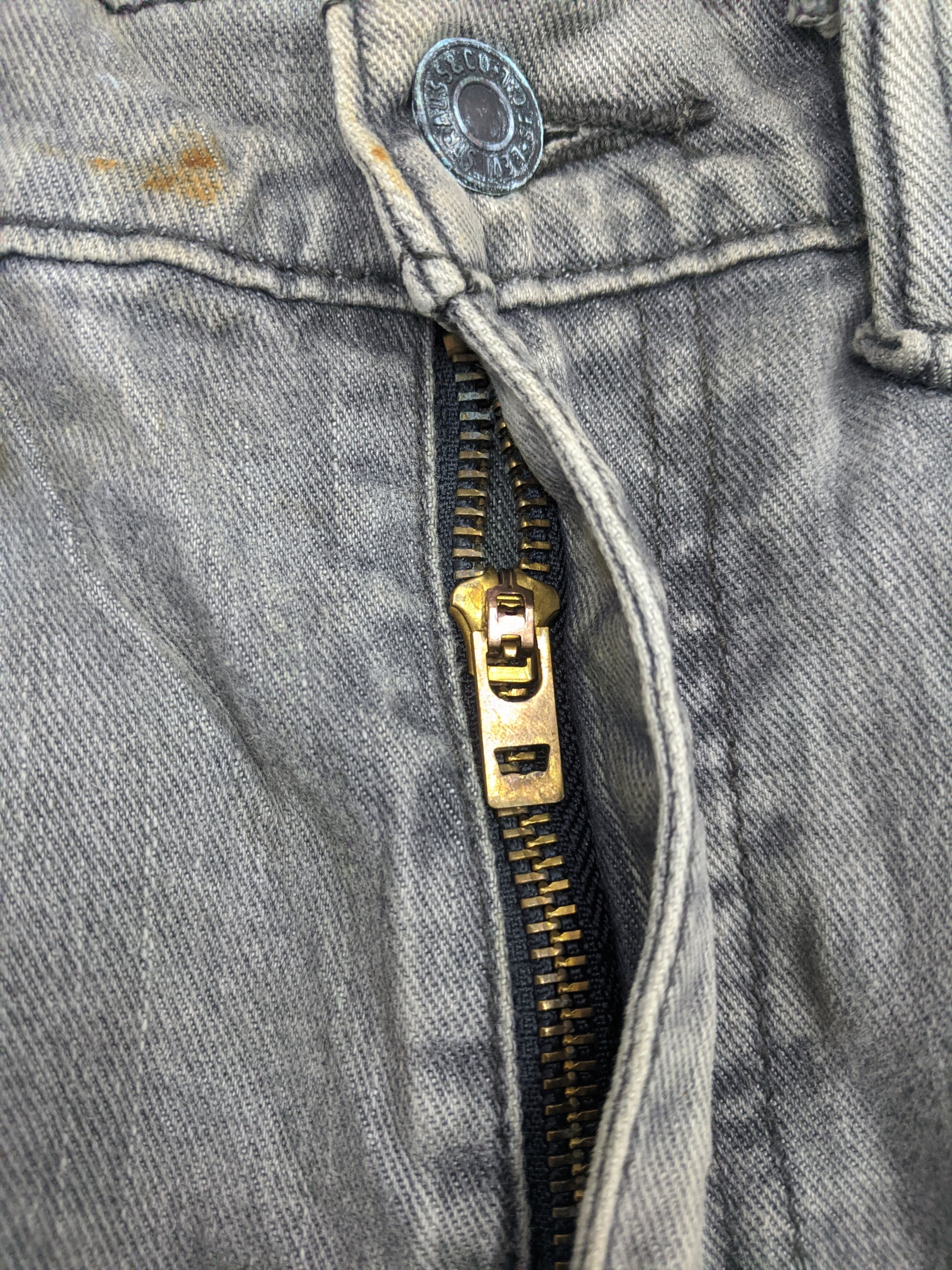 Levi's × Vintage Vintage Levis 514 Jeans Faded Black DP0773 Size US 33 - 8 Thumbnail