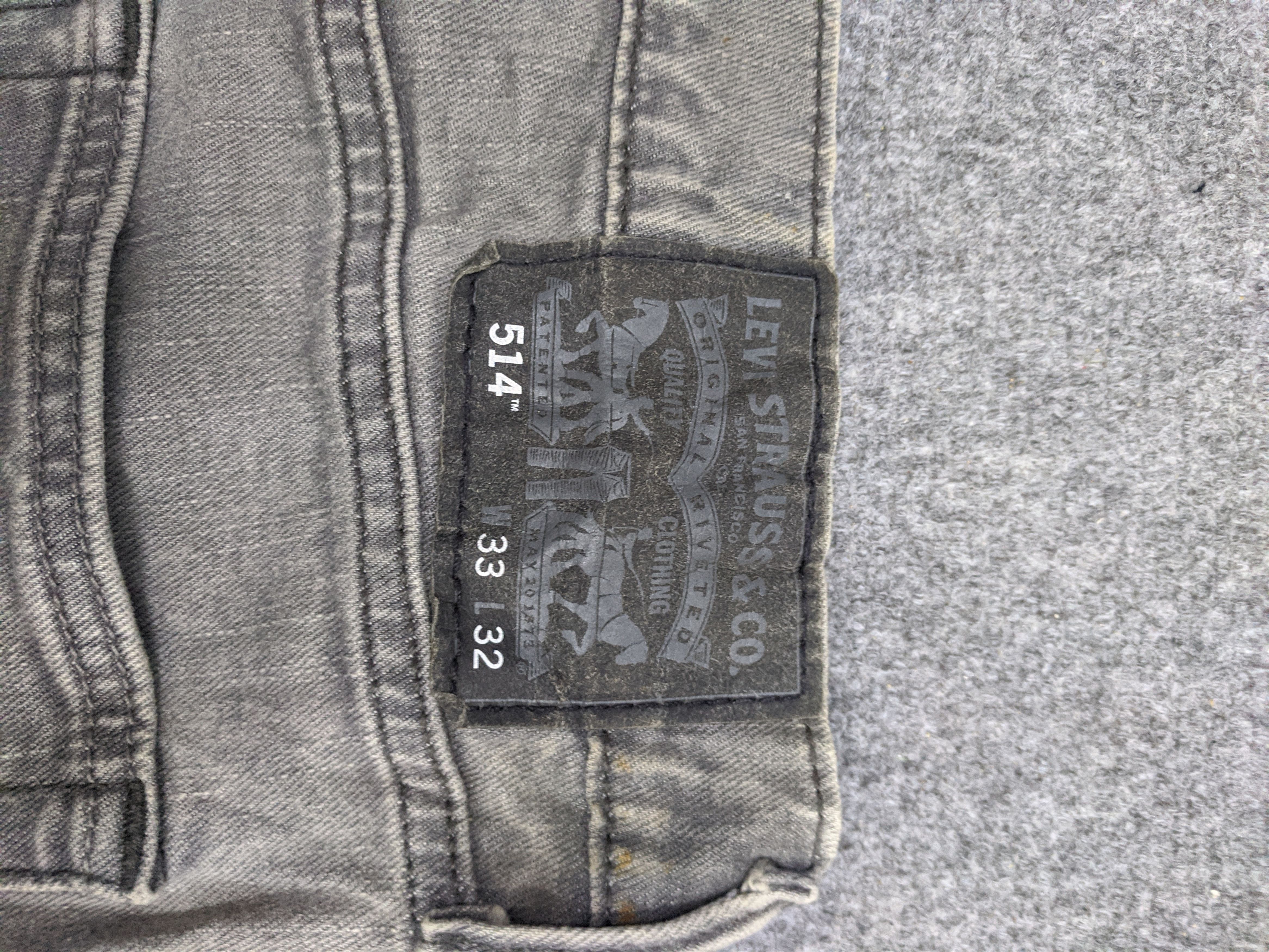 Levi's × Vintage Vintage Levis 514 Jeans Faded Black DP0773 Size US 33 - 11 Thumbnail