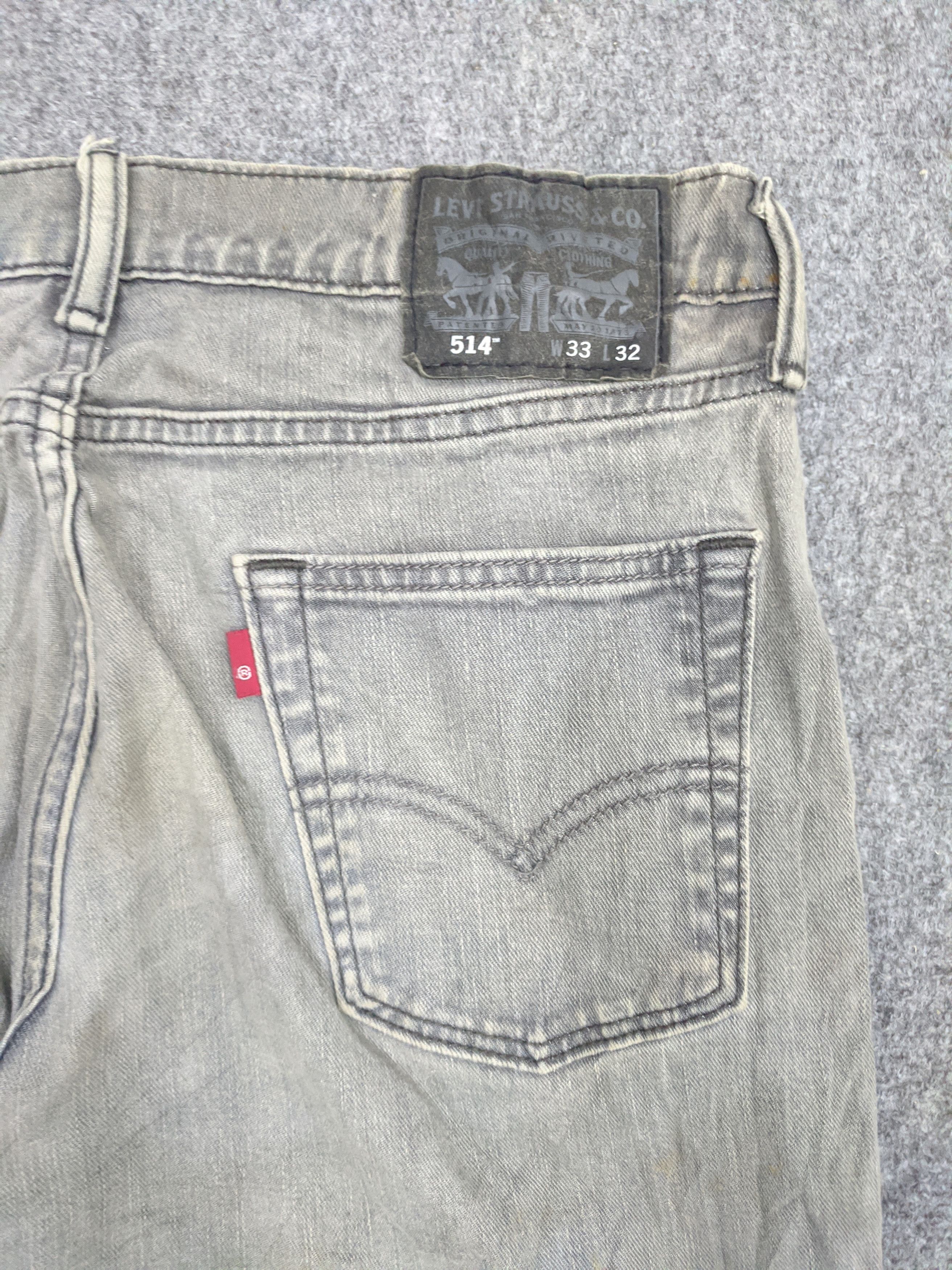 Levi's × Vintage Vintage Levis 514 Jeans Faded Black DP0773 Size US 33 - 9 Thumbnail