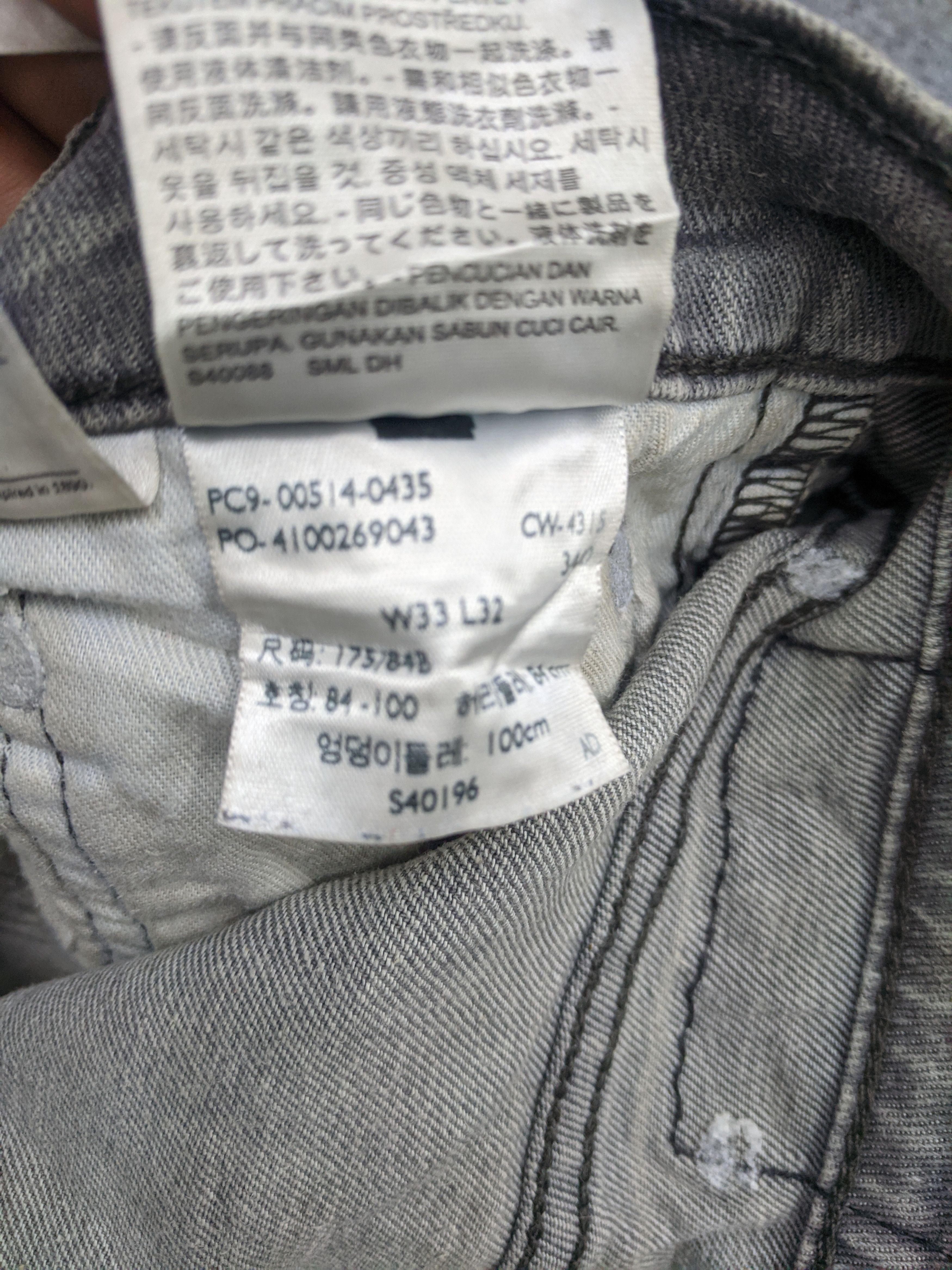 Levi's × Vintage Vintage Levis 514 Jeans Faded Black DP0773 Size US 33 - 14 Thumbnail