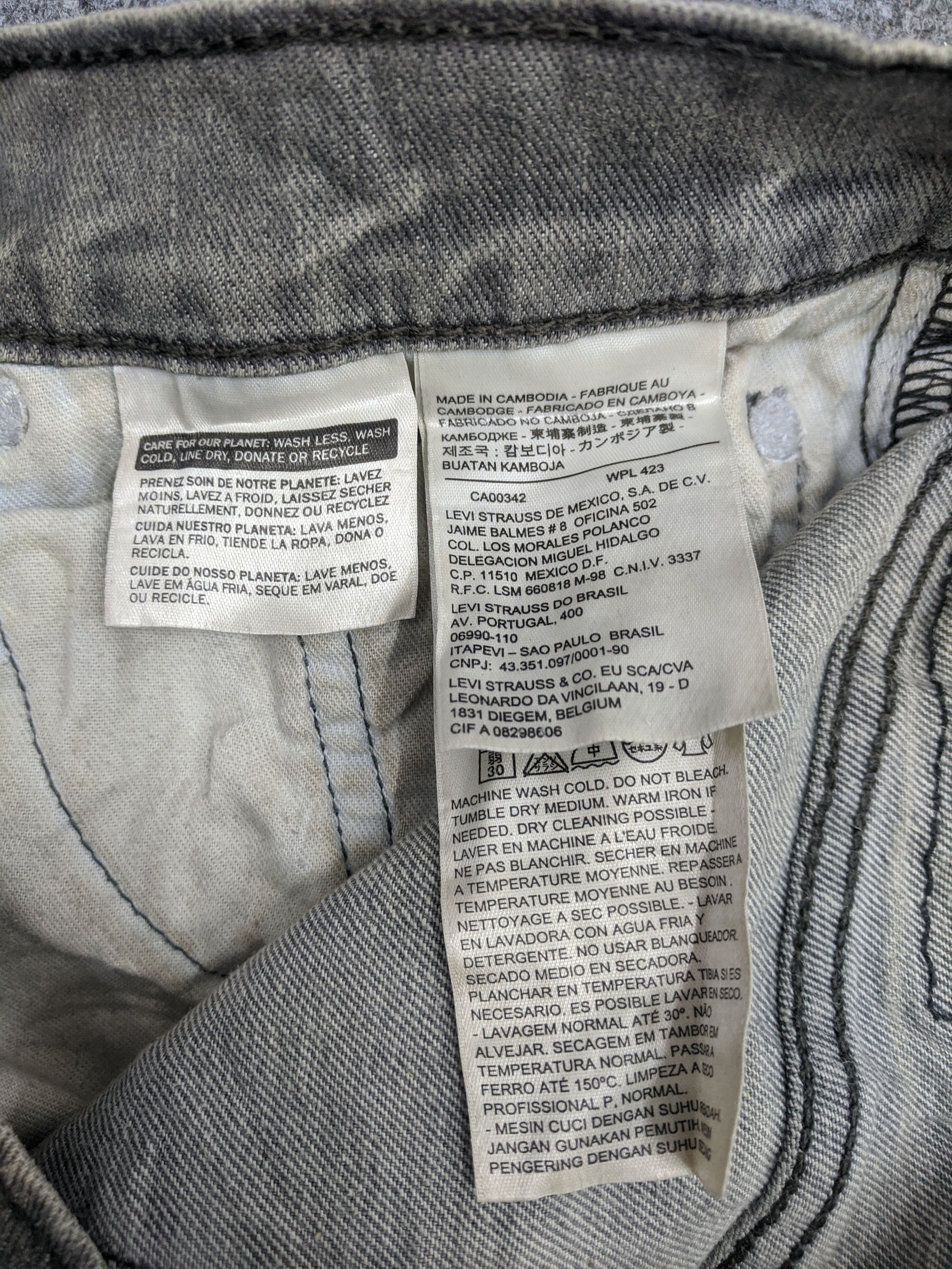 Levi's × Vintage Vintage Levis 514 Jeans Faded Black DP0773 Size US 33 - 13 Thumbnail
